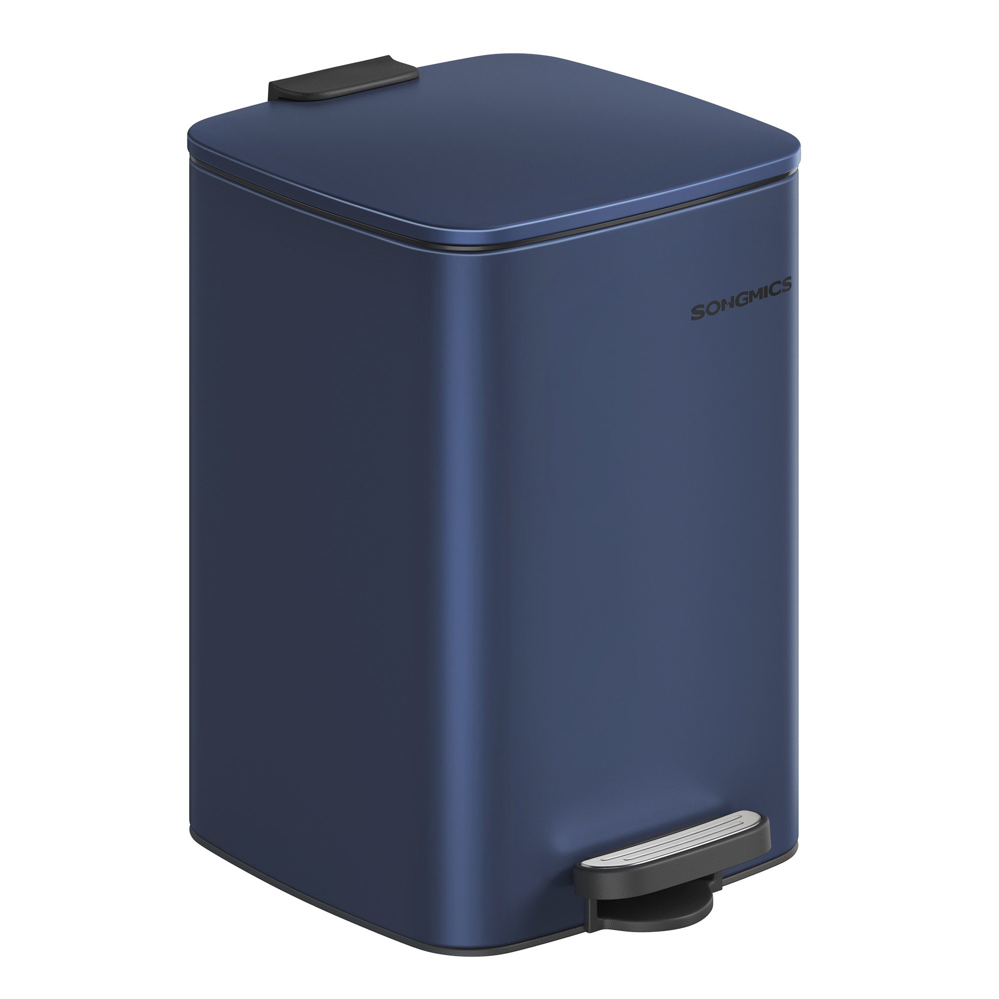 SONGMICS Mülleimer Tretmülleimer, Stahl, mit Inneneimer 20L/30L, Softclose, Offenhaltefunktion, 20 Liter Abfalleimer