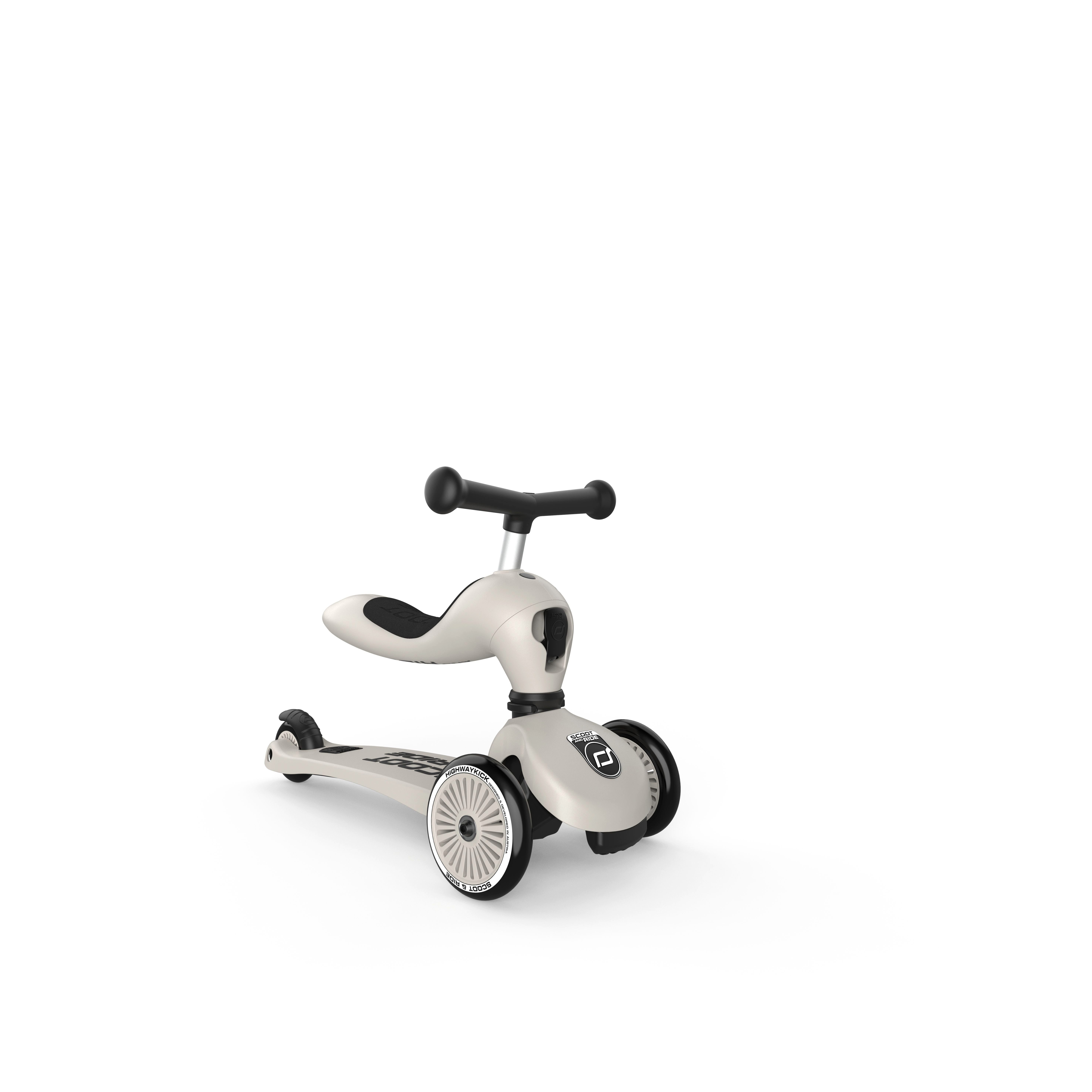 Scoot and Ride Dreiradscooter Highwaykick 1 Ash, 50 kg, Kinder Fahrzeug – Bild 5 von 5