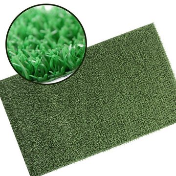 Fußmatte Außenmatte Fußmatte Astro Turf Grau Grün 60x40cm 55x90 cm, nm_trade, 40x60cm, AstroTurf, Hohe Farbbeständigkeit, Abriebfest, Rutschsicher