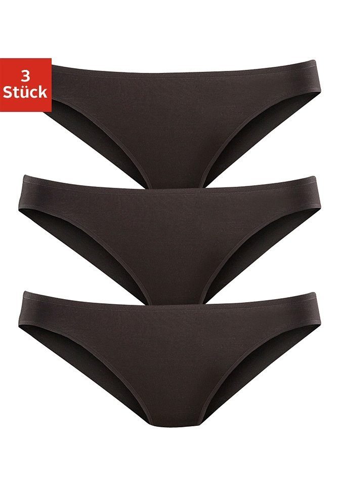 LASCANA Bikinislip aus hochwertiger Modal-Qualität (3er-Pack) günstig online kaufen