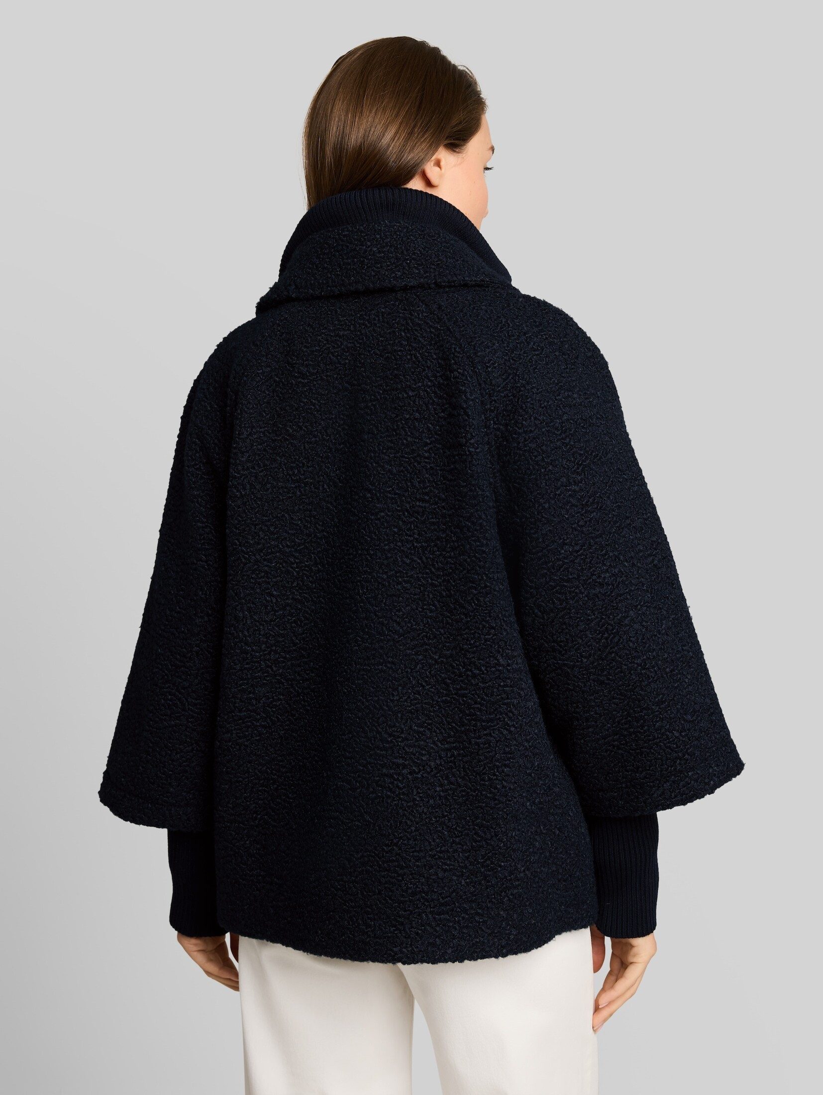 TOM TAILOR Sommerjacke Jacken Cosy Cape Jacke im 2-in-1-Look