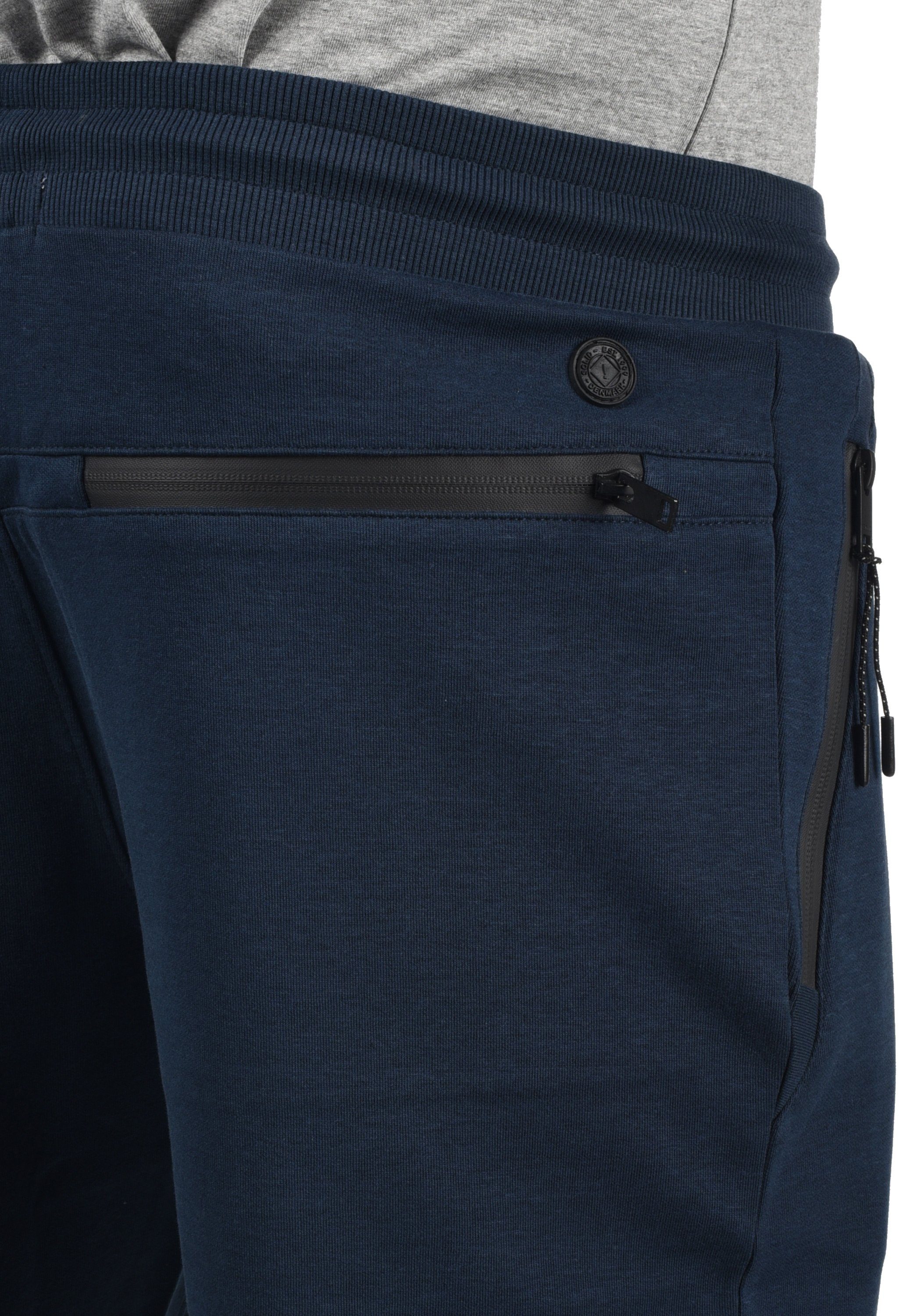 Solid Sweatshorts SDGelly kurze Insignia Hose Reißverschluss-Taschen Blue mit (1991)