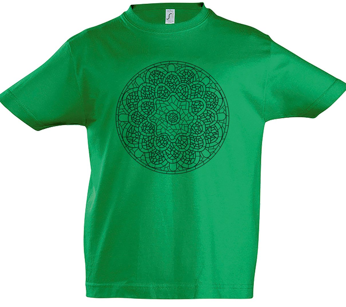 Print-Shirt Mandala VII Kinder T-Shirt Yantra Hinduism Buddhism Buddhismus