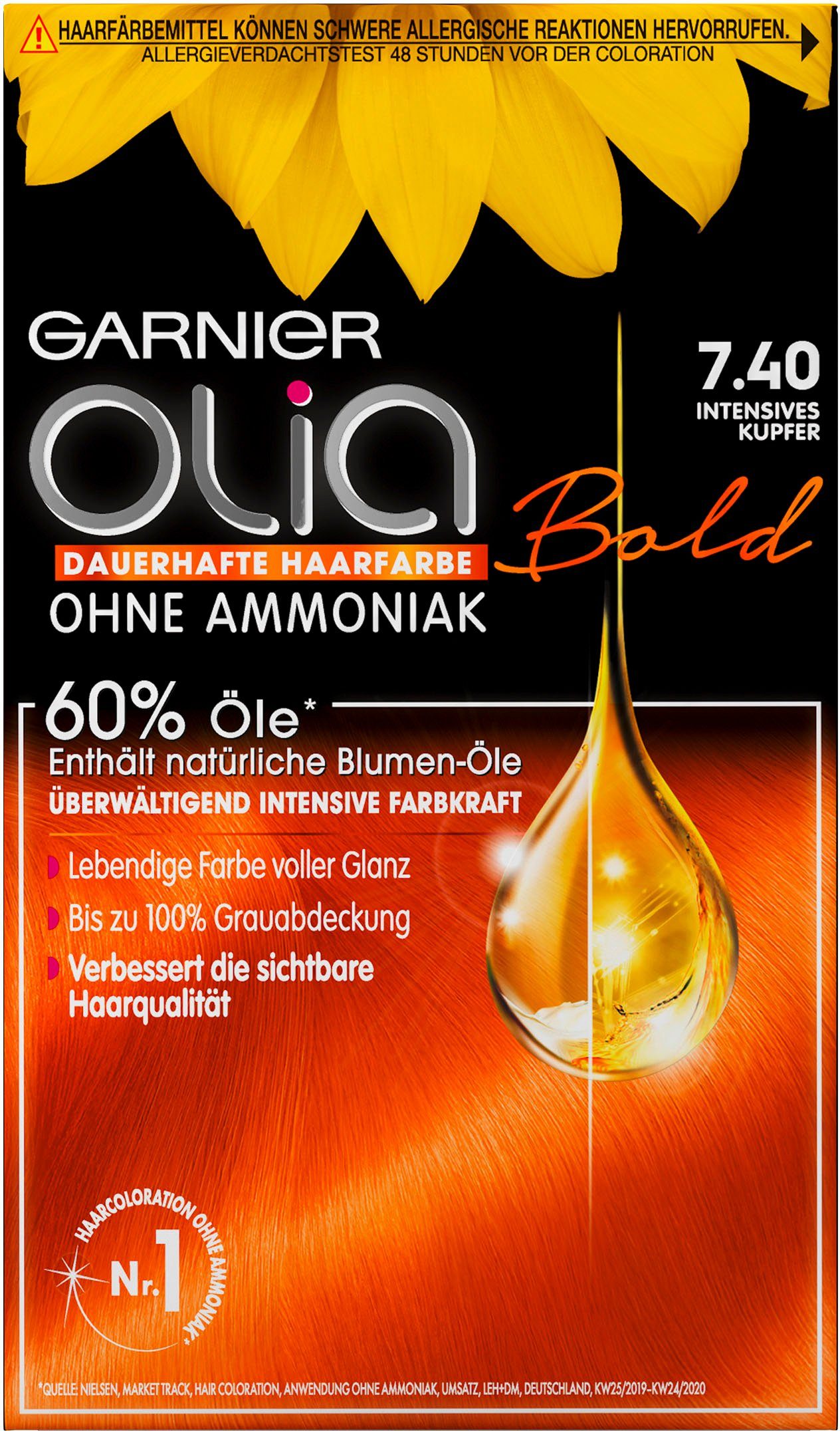 GARNIER Coloration Haarfarbe Olia dauerhafte