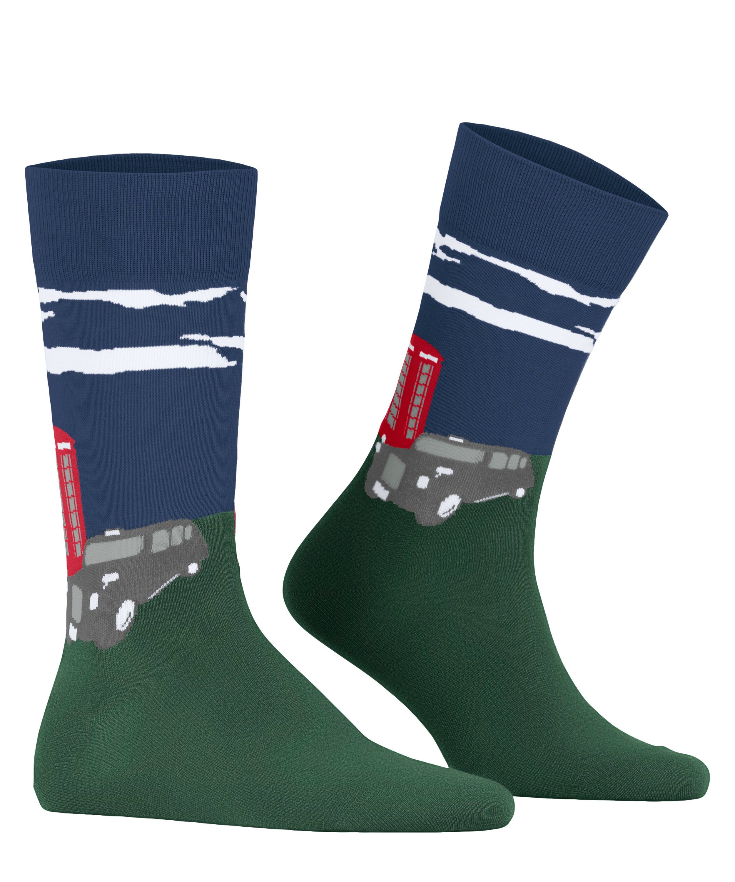 Burlington (7502) (1-Paar) eucalyptus Socken London