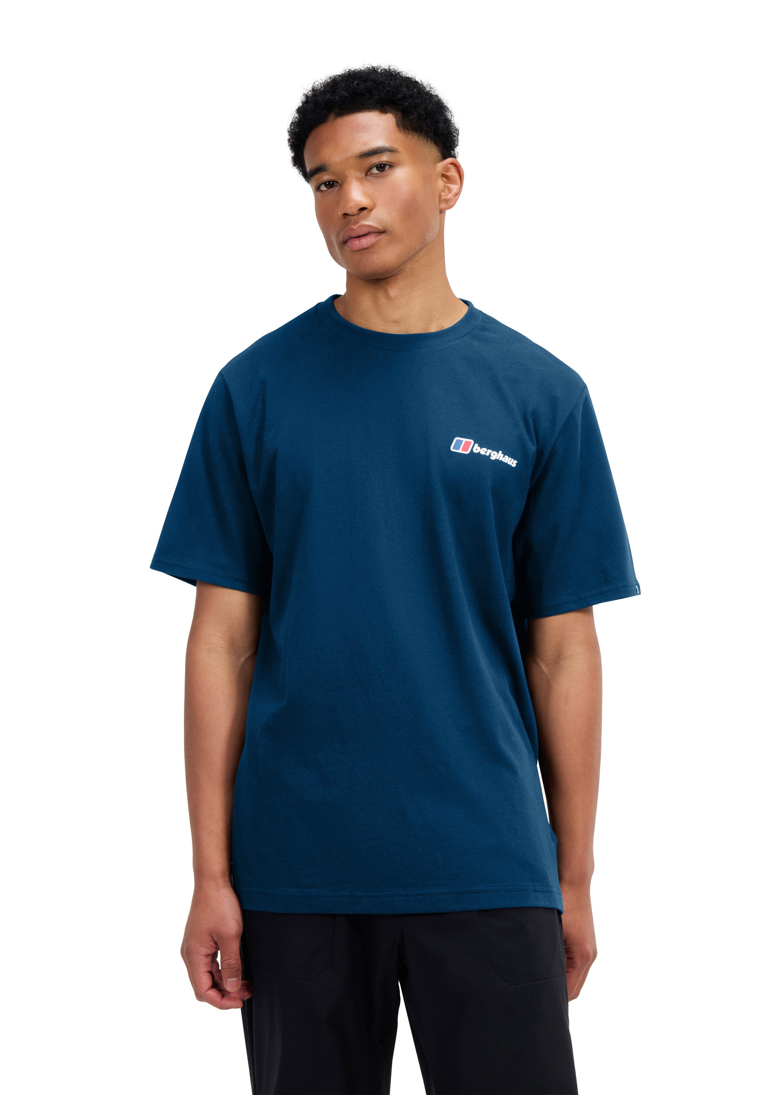 Berghaus T-Shirt M BERGHAUS CLASS LOGO TEE moderne Passform, sportlicher Stil