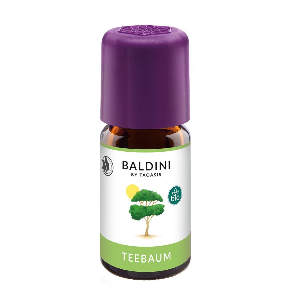 TAOASIS GmbH Natur Duft Manufaktur Körperöl BALDINI Teebaum Öl Bio im Umkarton, 5 ml