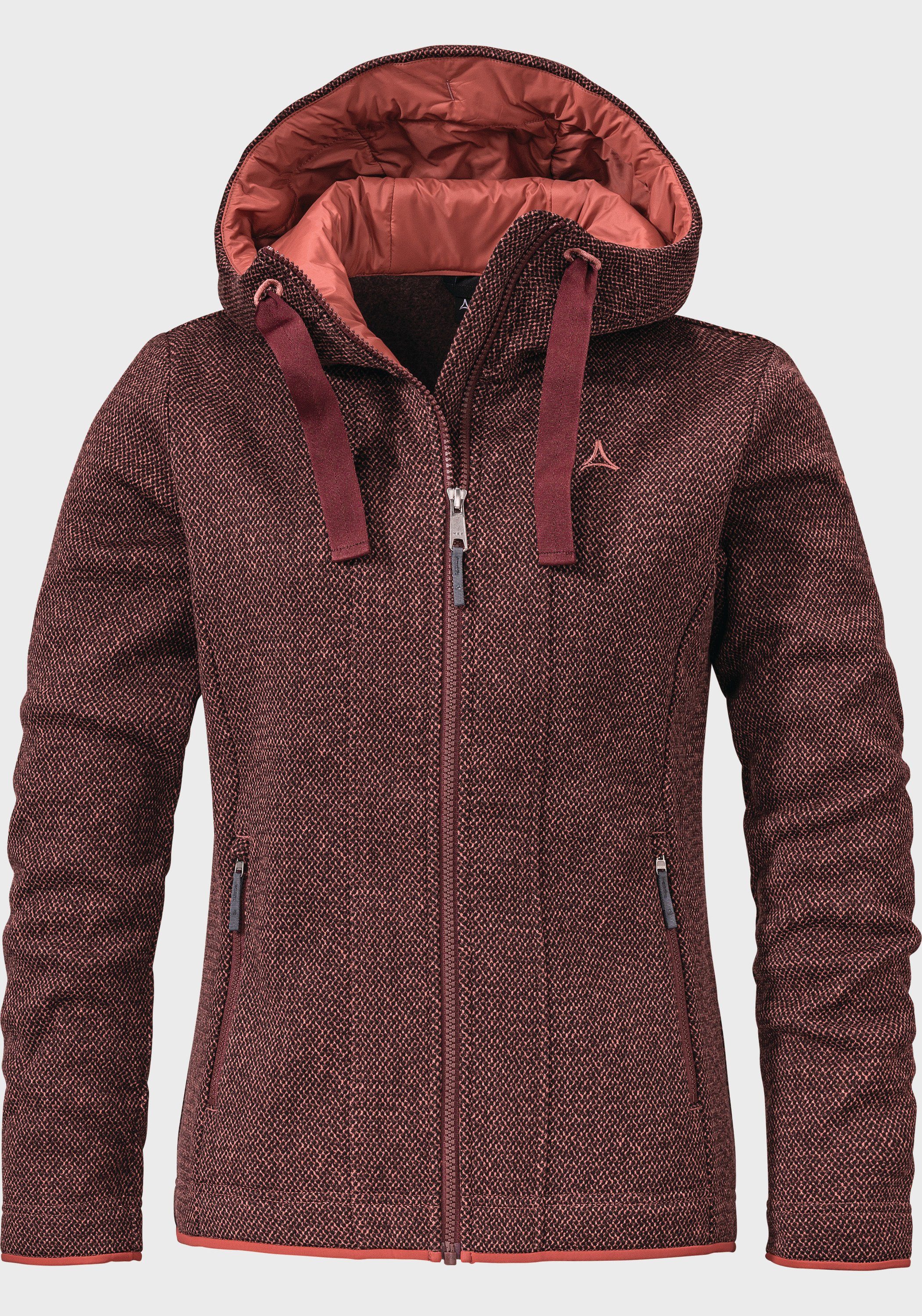 rot Aurora Hoody L Fleece Fleecejacke Schöffel