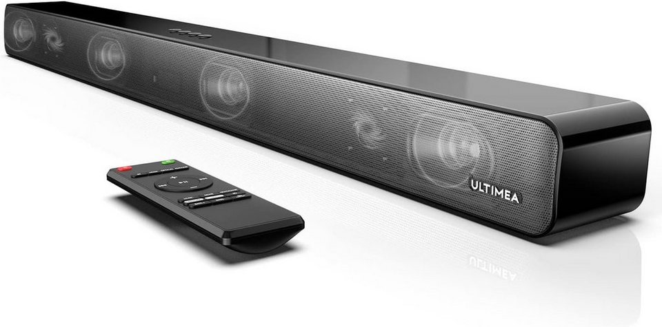 Ultimea Odine IV 2.0 Soundbar (Bluetooth, HDMI ARC, Optisch/AUX/USB, 100 W,  Geräte,100W TV Soundbar, Bluetooth Soundbar für Heimkino Soundsystem)