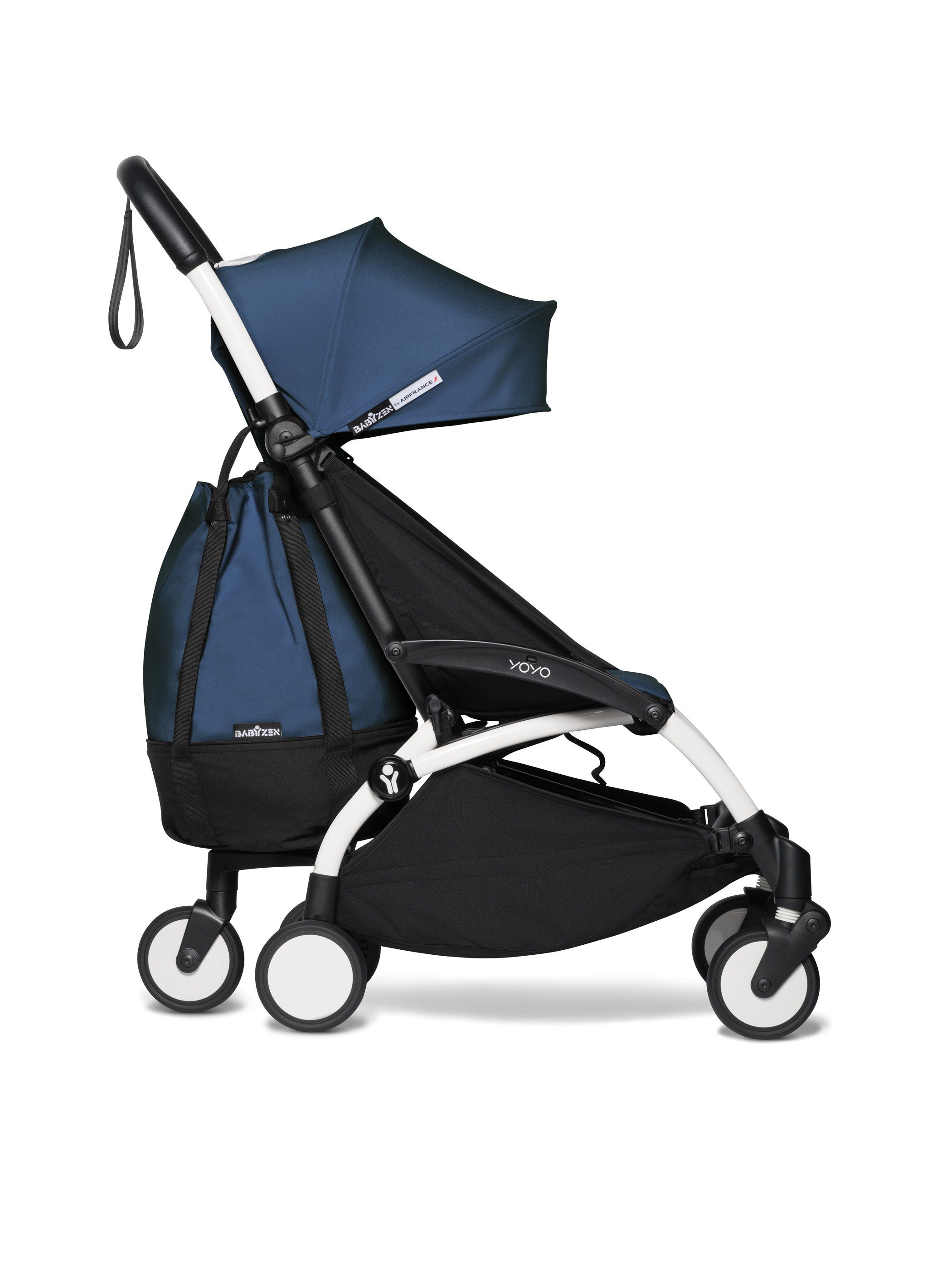 Bag-Einkaufstasche für Gestell Kinderwagen-Tasche Blue BABYZEN YOYO YOYO Navy passend