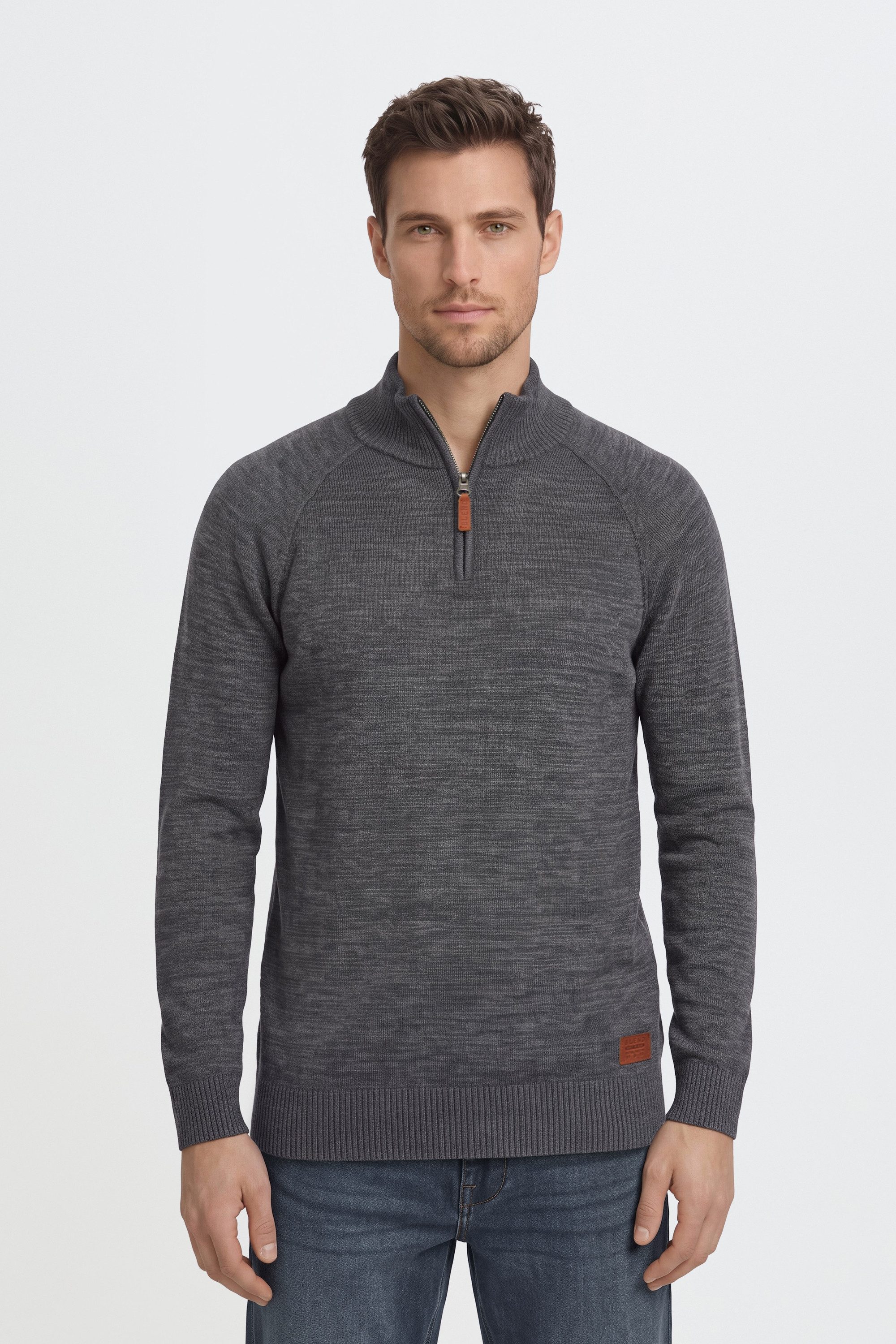 Blend Troyer BHDanovan Strickpullover in MeLange-Optik