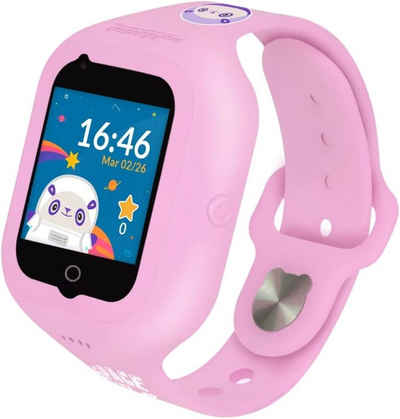 Soymomo Smartwatch, Kinder Handy GPS-Uhr mit 4G Kamera Telefon Anruf Sprachnachrichten