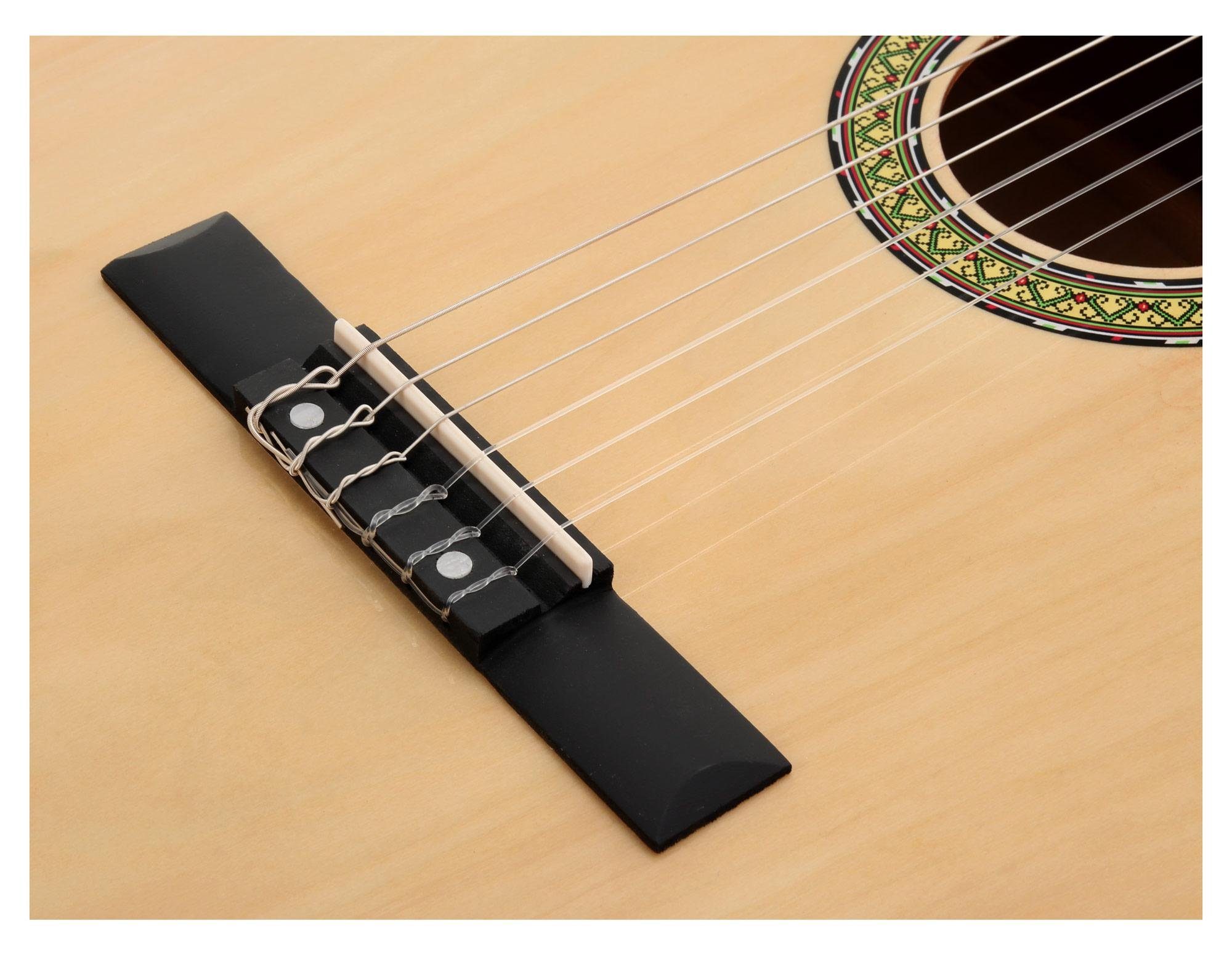 Classic Cantabile Konzertgitarre AS-851 Klassikgitarre, 1/4, Das perfekte Einsteigerinstrument!