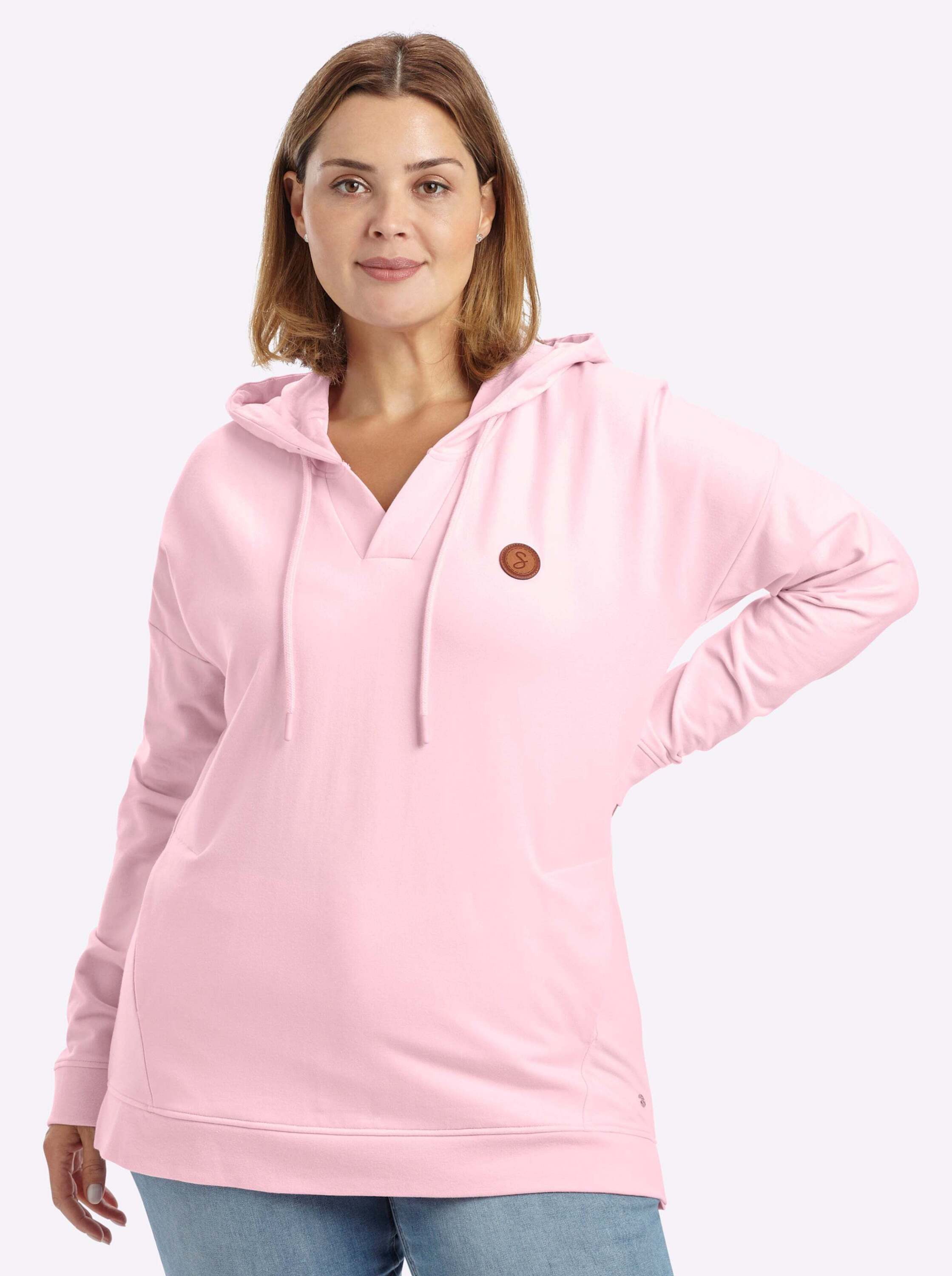 Sheego Sweater Sweatshirt Langarm