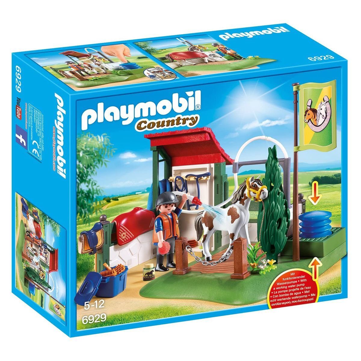 Playmobil® Spielwelt PLAYMOBIL® 6929 - Country - Pferdewaschplatz