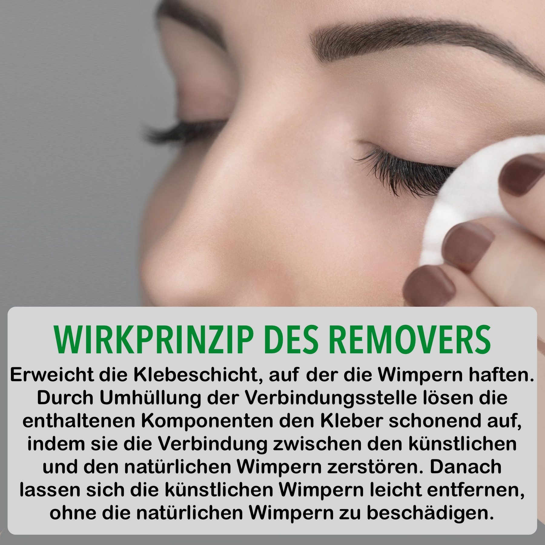 Lovely Wimpernkleber Wimpernverlängerung Remover Gel für Wimpern Lash Extension