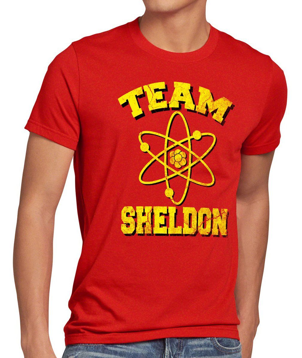style3 Print-Shirt Herren T-Shirt Sheldon Team big theory atom bang cooper tbbt college bazinga the rot