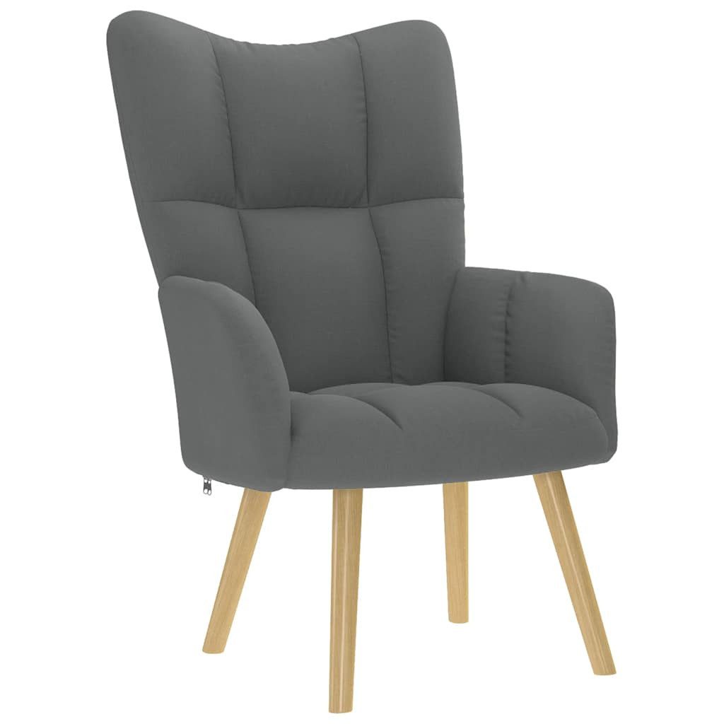 vidaXL Sessel Relaxsessel Dunkelgrau Stoff (1-St) günstig online kaufen