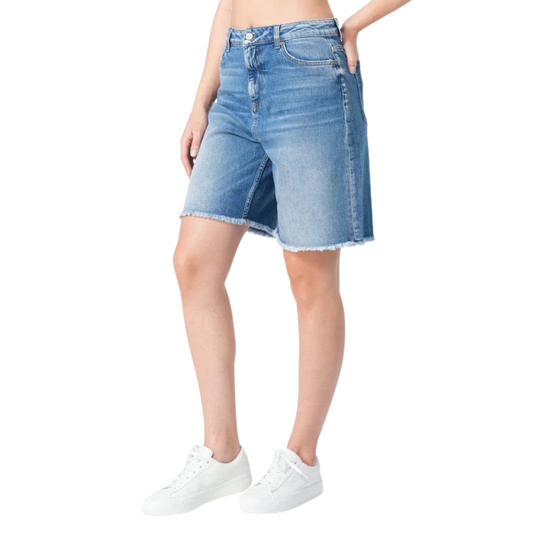 Miracle of Denim Jeansshorts Nelly Wide Leg Dazzle Blue Cropped
