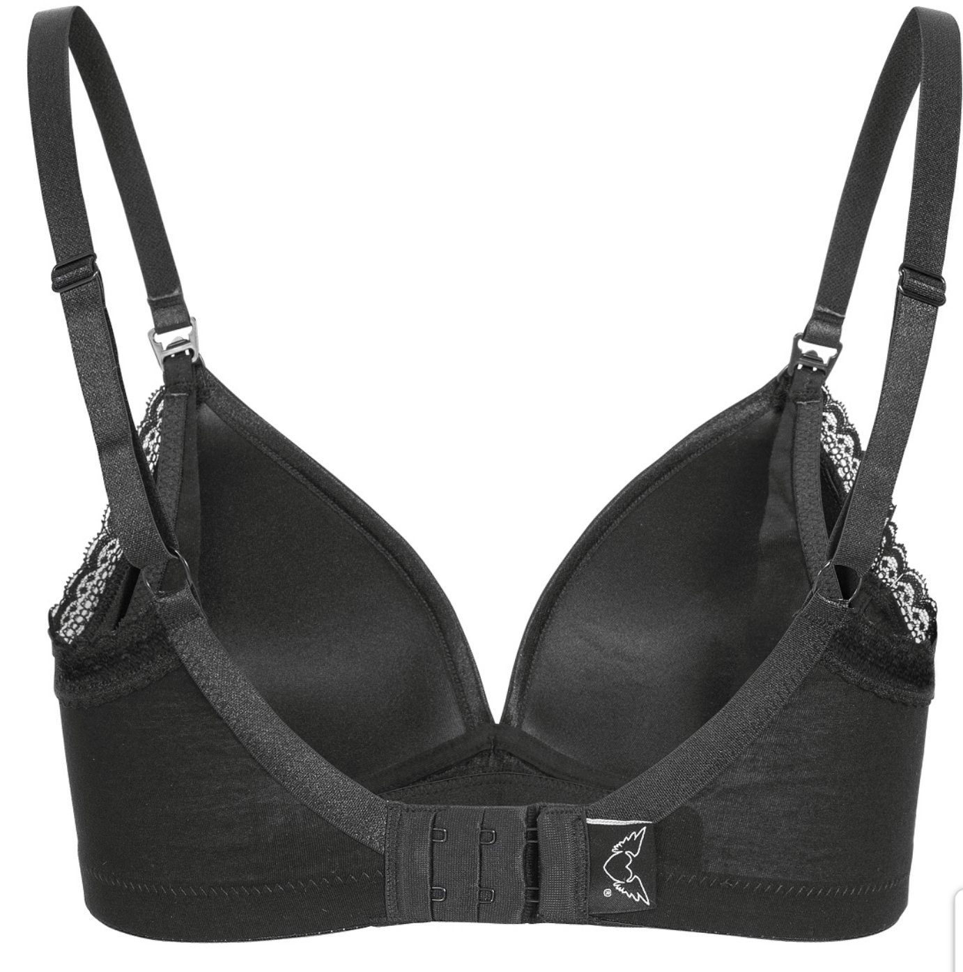 petit amour Still-BH GRETA ohne Buegel Schwarz Cups C & D Schwangerschaft & Stillen Stillmode liebevoll in Kleinserien fair & transparent gefertigt.