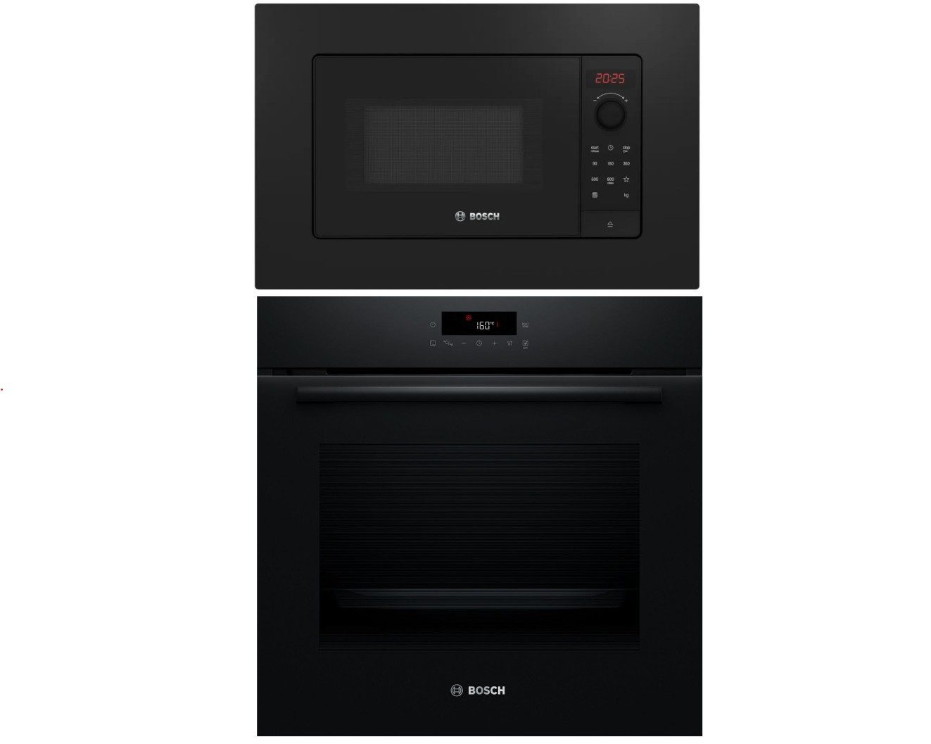 BOSCH Backofen-Set Bosch Backofenset Einbaubackofen Pyrolyse+Einbau-Mikrowelle AutoPilot, mit Nein, Pyrolyse-Selbstreinigung Hydrolyse