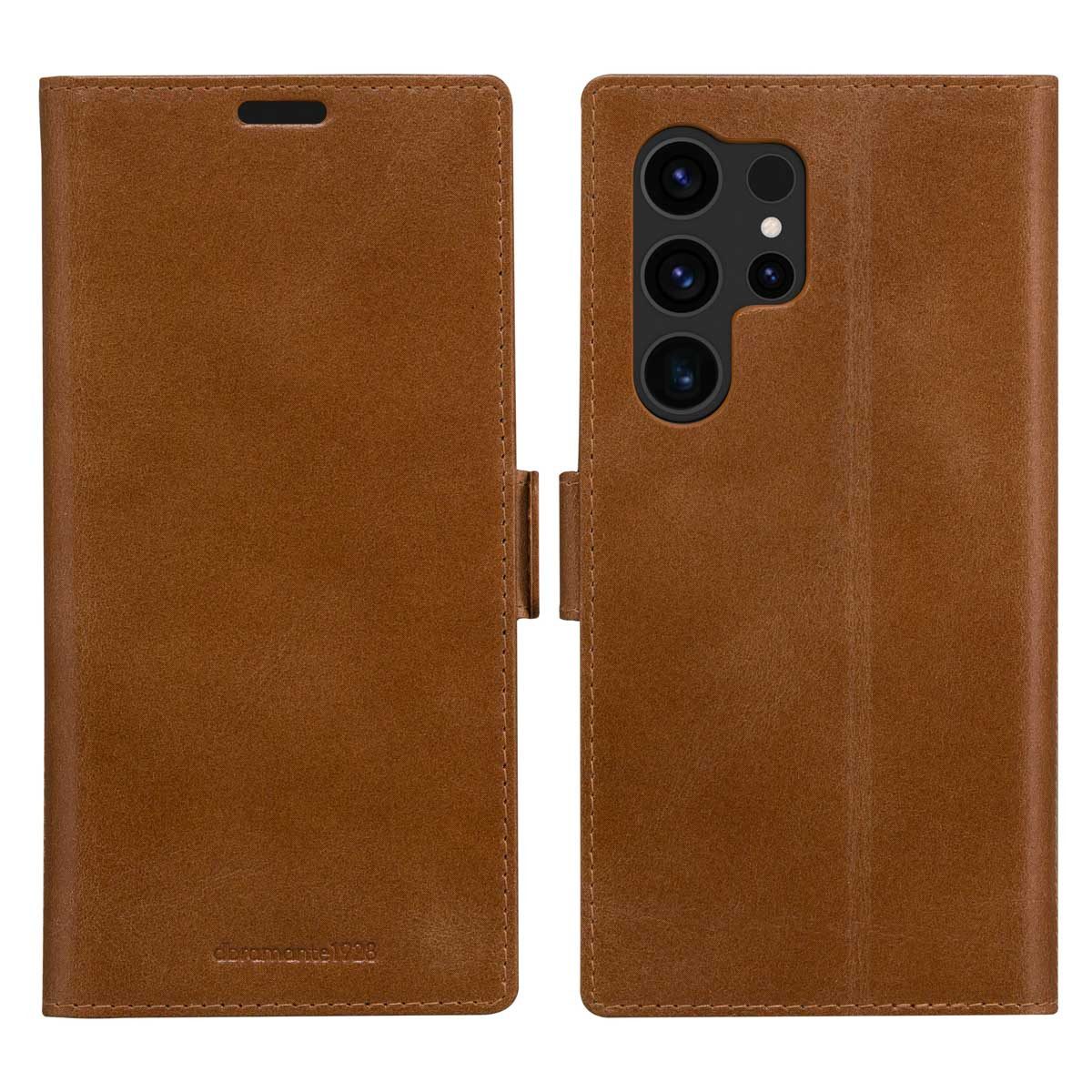 dbramante1928 Flip Case dbramante1928 Copenhagen Klapphülle Samsung Galaxy S24 Ultra - Tan