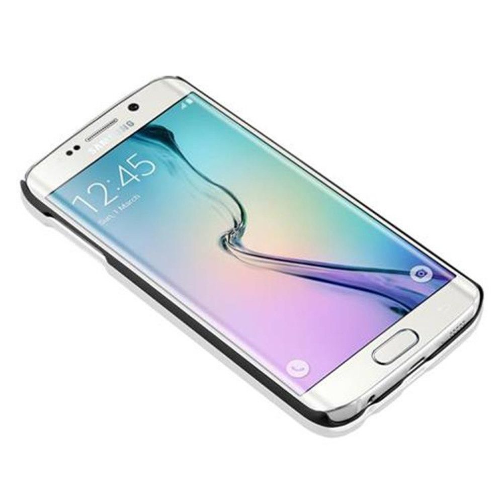 Cadorabo Handyhülle für Samsung Galaxy S6 EDGE Hülle Samsung Galaxy S6 EDGE, Handy Schutzhülle - Hülle - Robustes Hard Cover Back Case Bumper