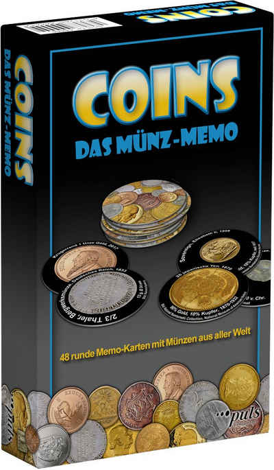 puls entertainment Spiel, COINS - Das Münz-Memo COINS - Das Münz-Memo