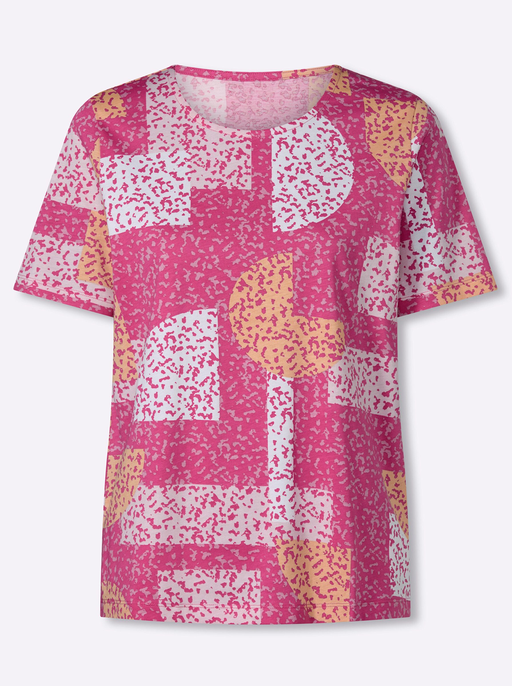 Sieh an! T-Shirt Rundhals-Shirt Kurzarm
