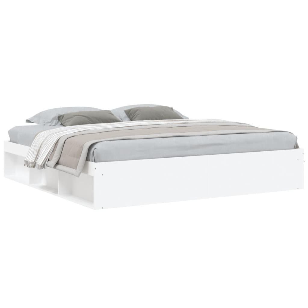 furnicato Bettgestell Weiß 200x200 cm (1-tlg) günstig online kaufen