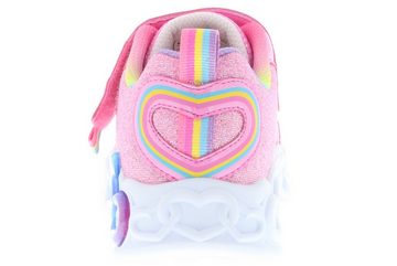 Skechers 303751L/PKMT S Lights-Infinite Heart Lights-Love Prism Pink/Multi Sneaker Lichter können am Klettriemen an- und ausgeschalten werden
