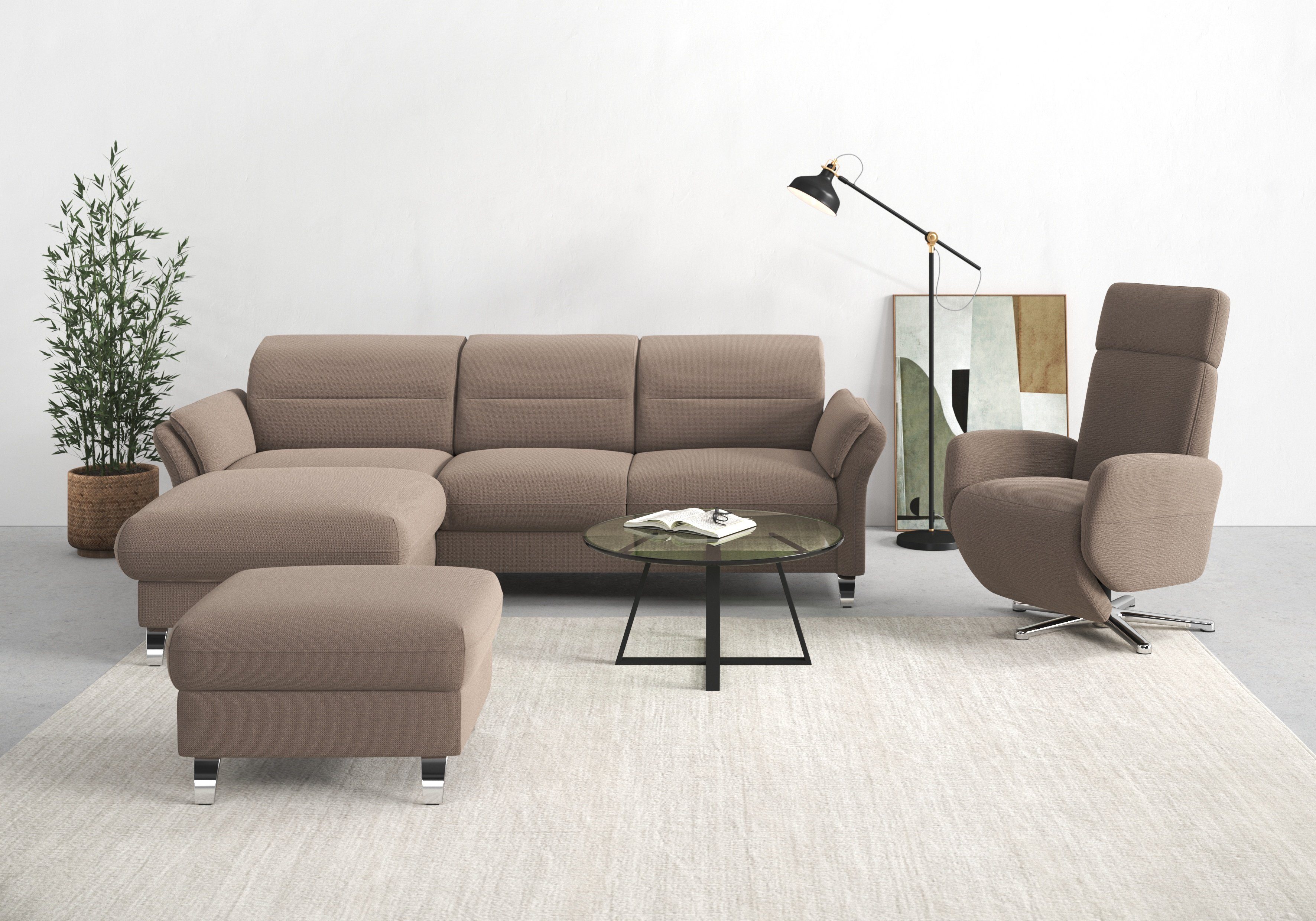 sit&more Ecksofa Grenoble L-Form mit Federkern, günstig online kaufen