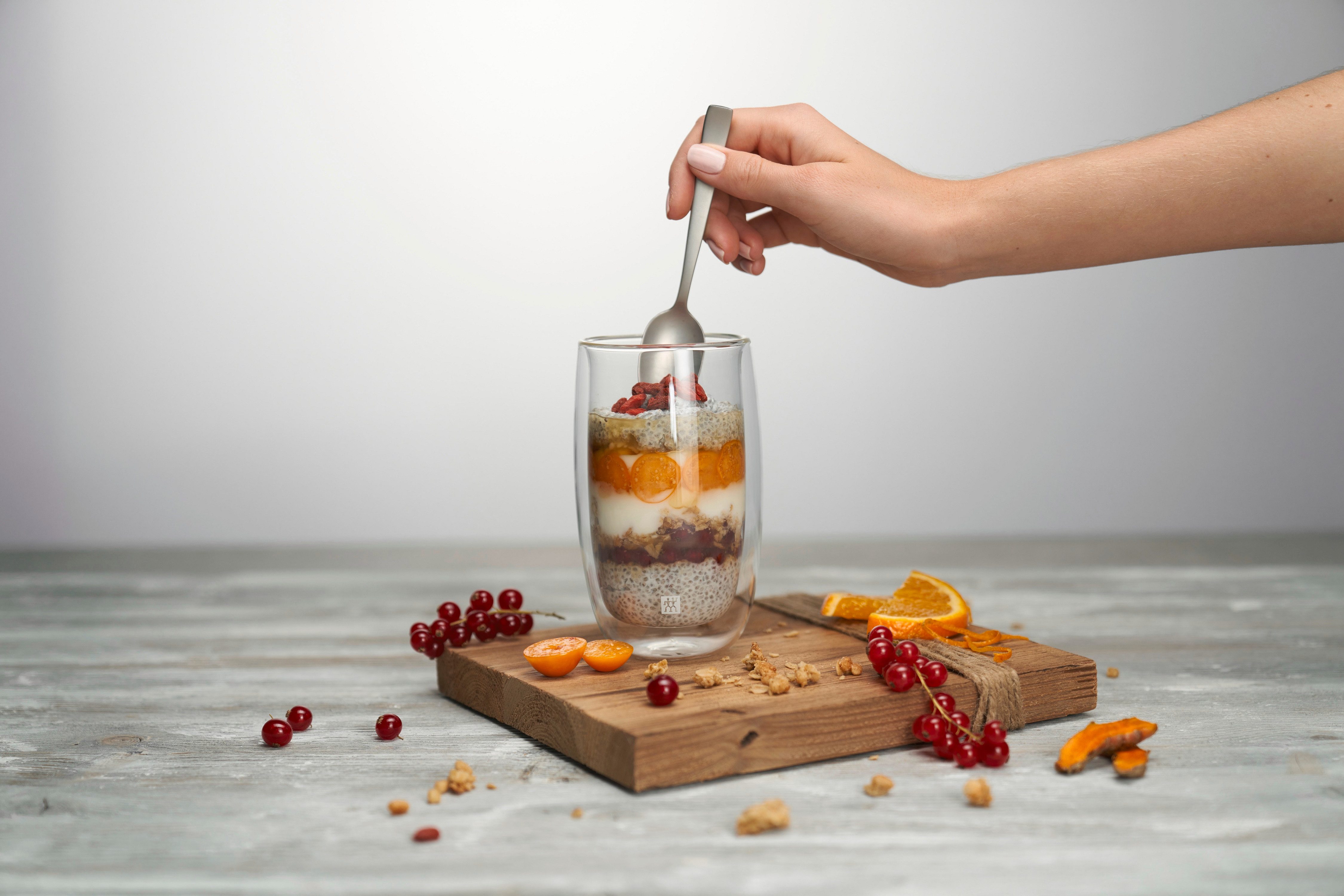 Zwilling Gläser-Set Softdrinkglas Sorrento, 2er Set, 2-tlg., Borosilikatglas, doppelwandig, Fassungsvermögen je Glas ca. 475 ml