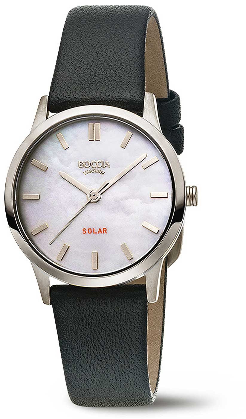 Boccia Quarzuhr Damenuhr, Solar - Boccia Modell: 3363-01