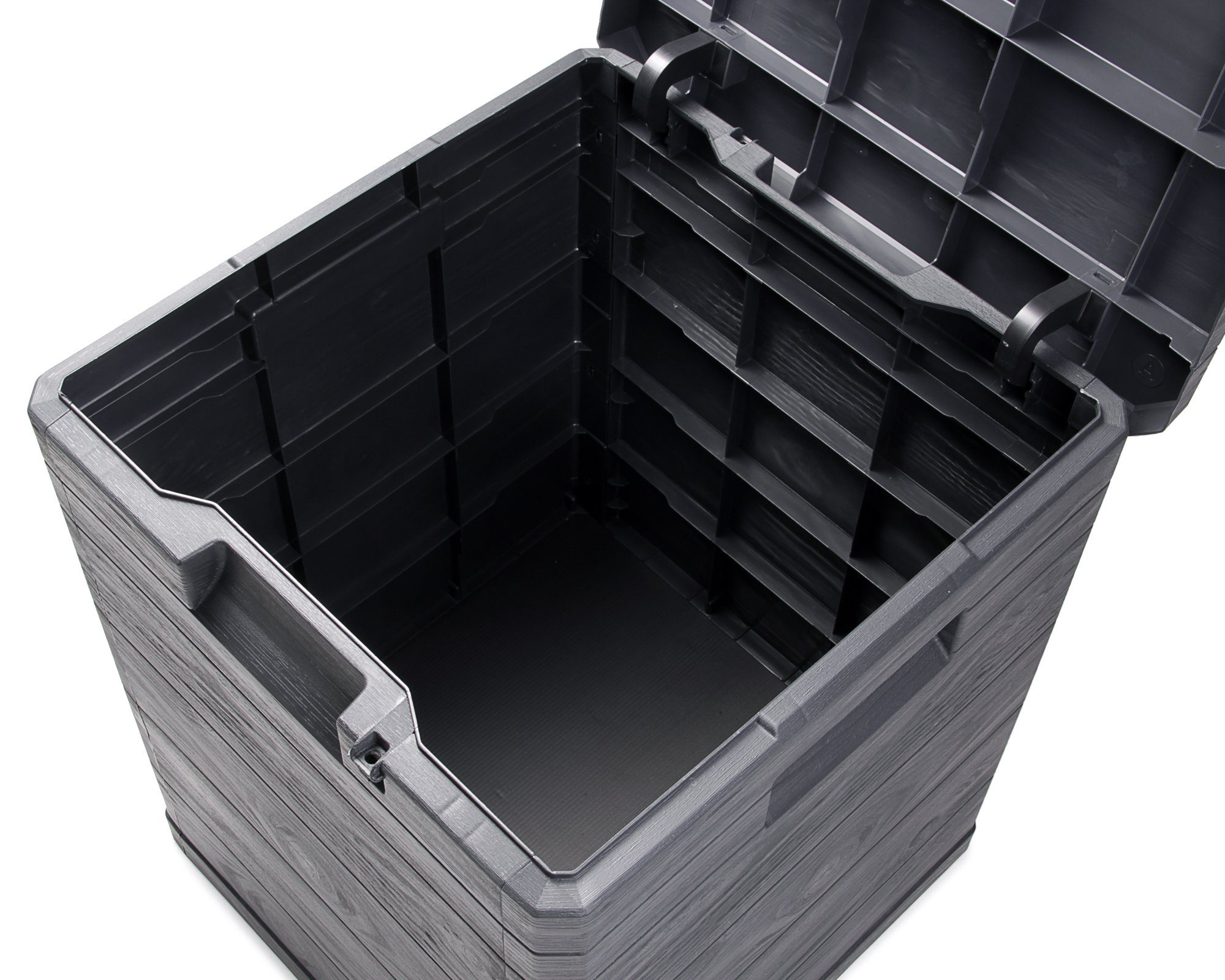 ONDIS24 Kissenbox Aufbwahrungsbox Madera Mini Holz-Optik, 90L, abschließbar Truhe