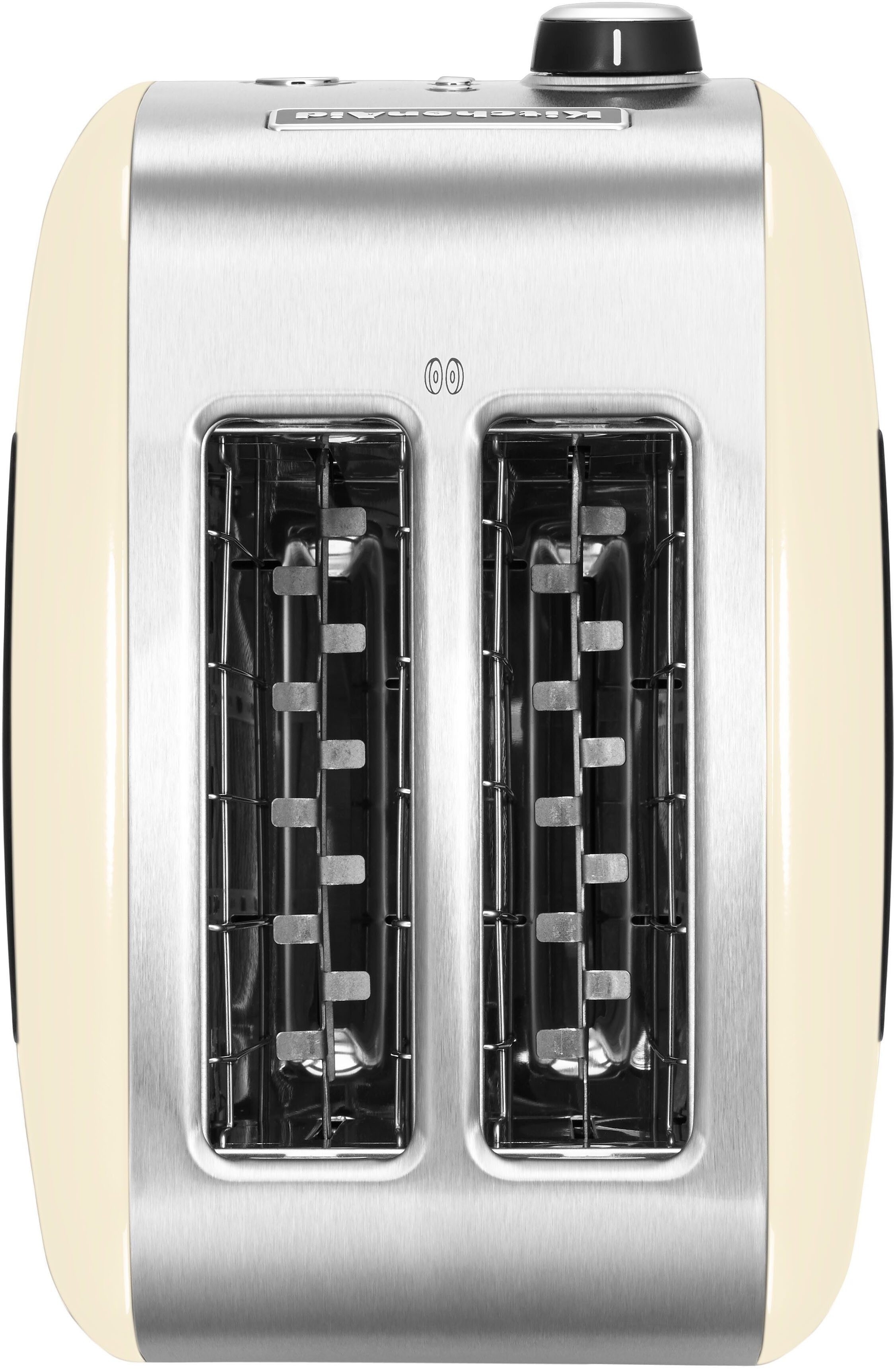 KitchenAid Toaster 5KMT221EAC Creme, 2 kurze Schlitze, für 2 Scheiben, 1100 W