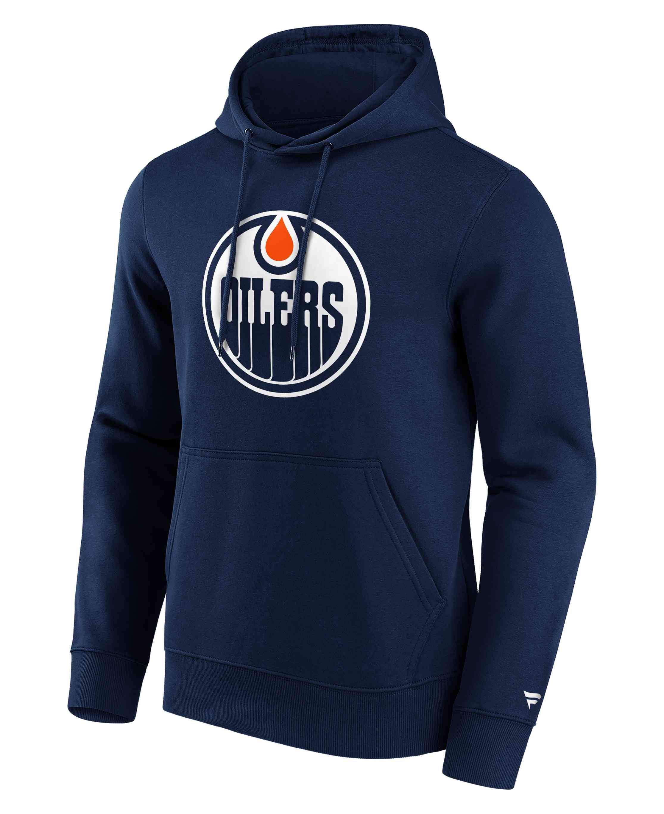 Oilers Graphic Edmonton Primary Fanatics Hoodie NHL Logo