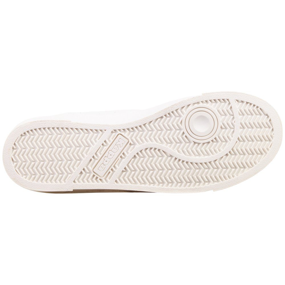 Kappa Materialmix spannendem - white-mint in Sneaker