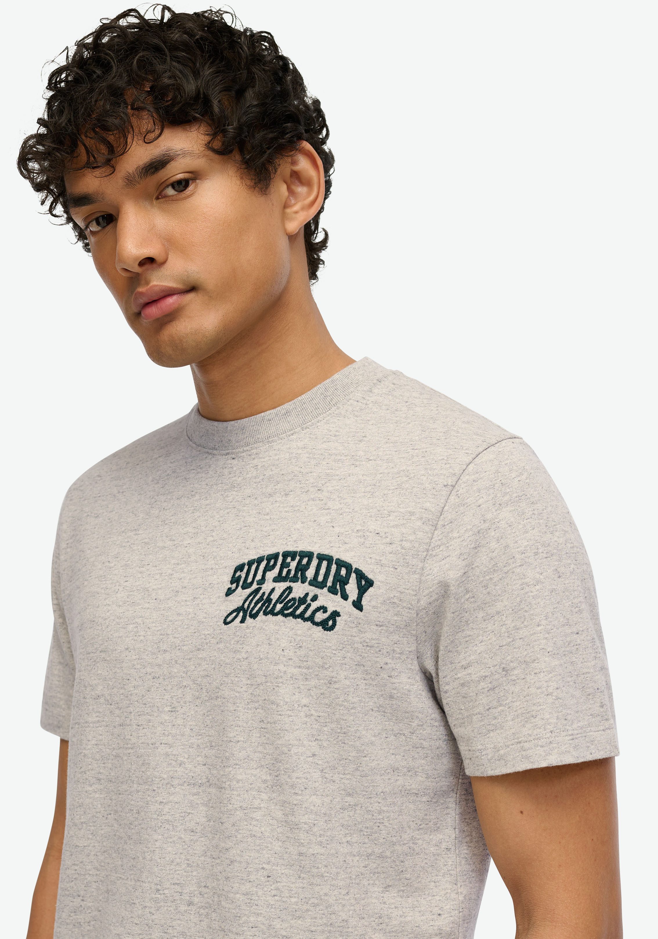 Superdry Kurzarmshirt EMBROIDER SUPERSTATE LOGO TEE günstig online kaufen