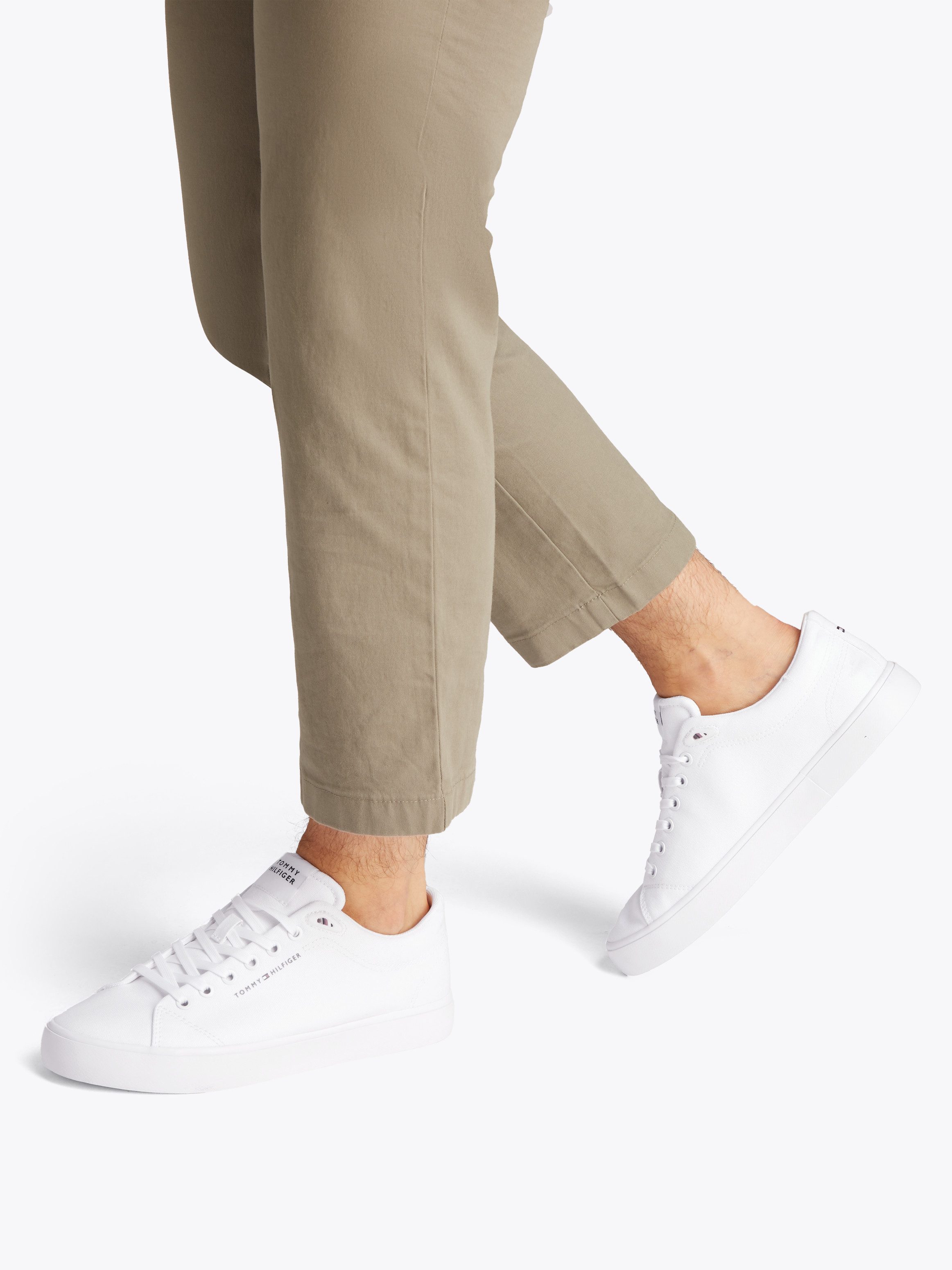 Tommy Hilfiger TH HI VULC LOW CORE CANVAS Sneaker, Freizeitschuh, Halbschuh günstig online kaufen