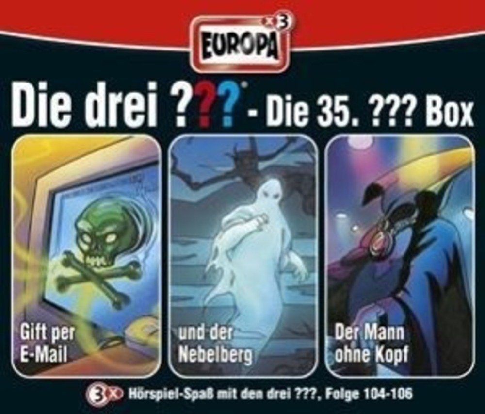 Hörspiel Die drei ??? Box 35. Folgen 104 106 (drei Fragezeichen) 3 CDs