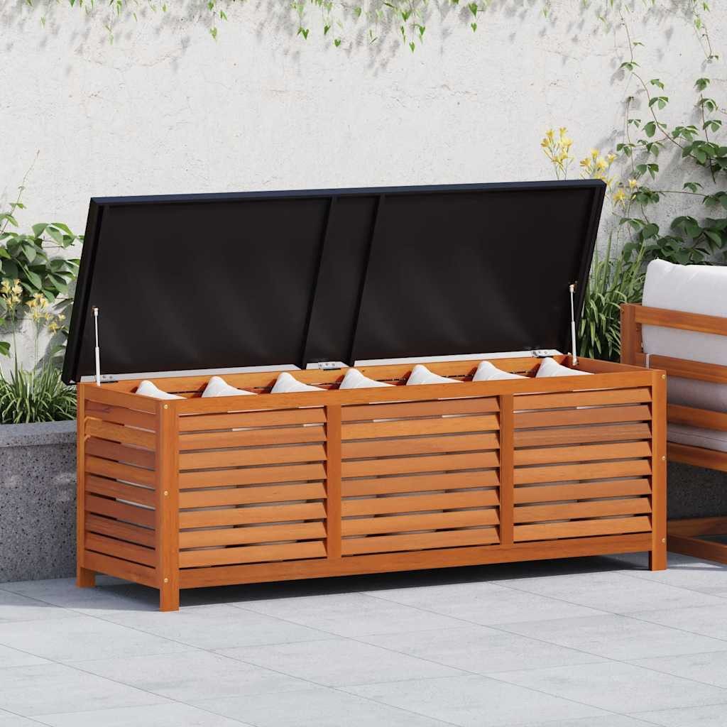 vidaXL Gartenbox Gartenbox 150x50x55 cm Eukalyptus Massivholz