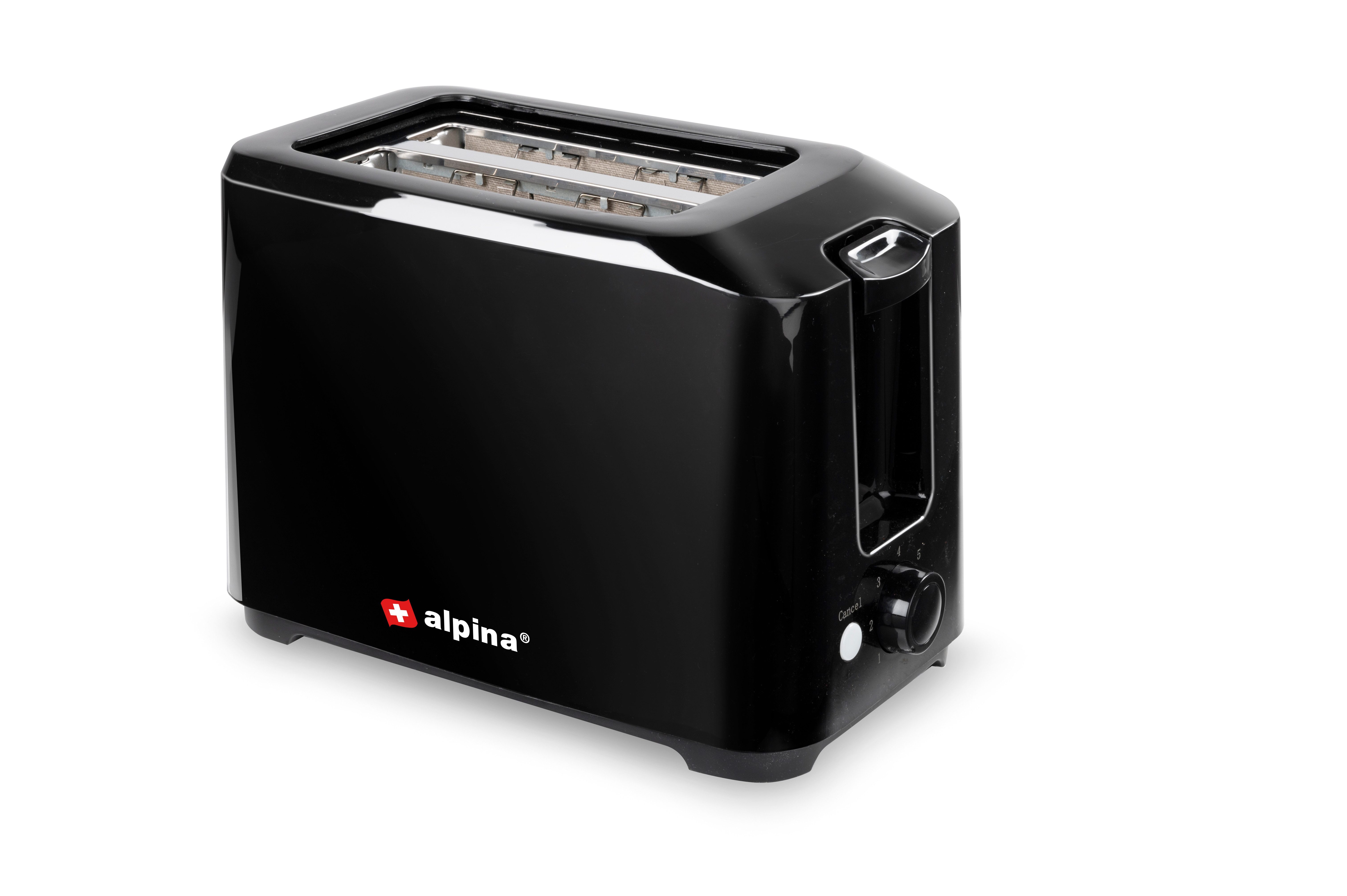Alpina Brötchenröster alpina Toaster 700W Schwarz