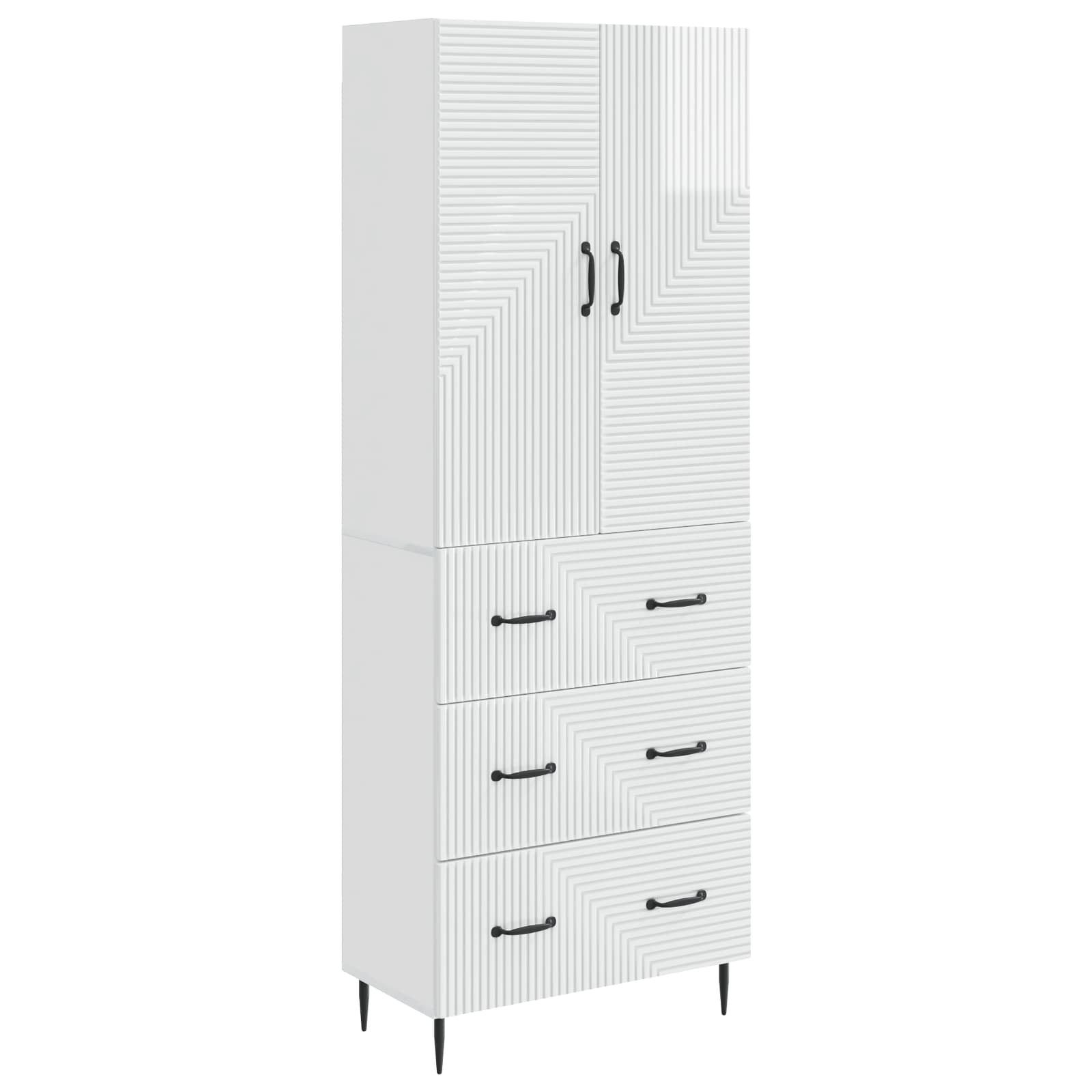 vidaXL Schranksystem Schrankset 2 stk. 66 x 34,5 x 90 cm Holzwerkstoff (2-St)