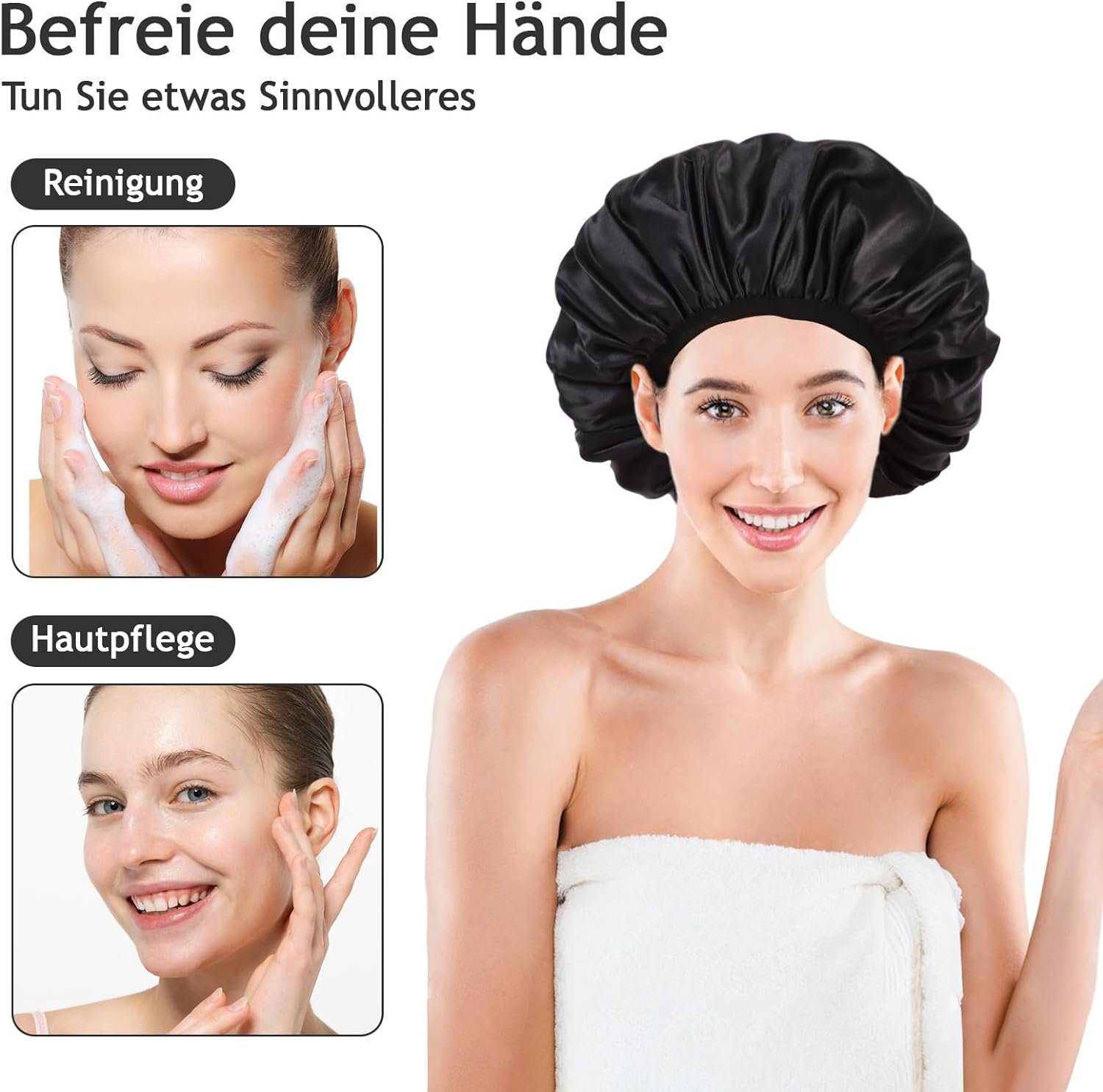 Coonoor Duschhaube Wiederverwendbare,Wasserdichte,Elastische, Haarhaube, Sc günstig online kaufen