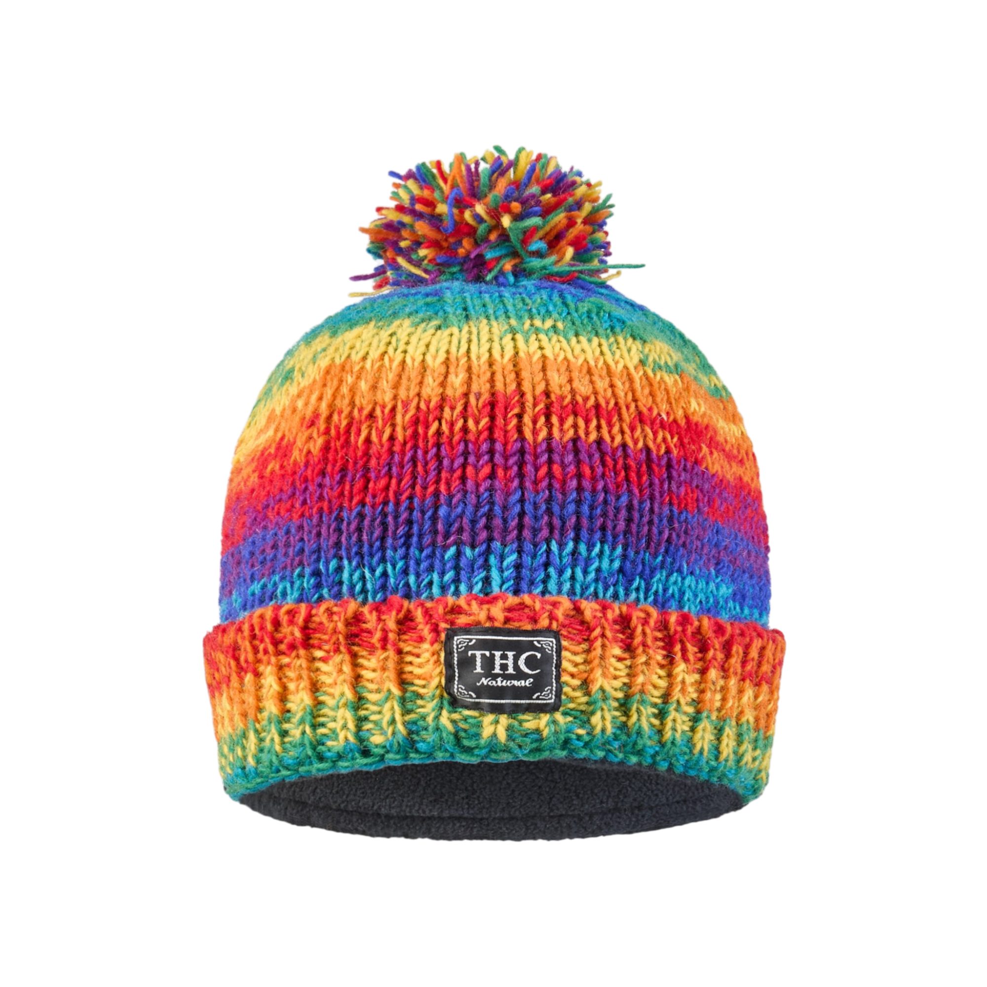 THC Natural Line Bommelmütze THC Schafwoll Pudelmütze 620 (1 Stück, 1-St., 1 Stück) ein Naturprodukt