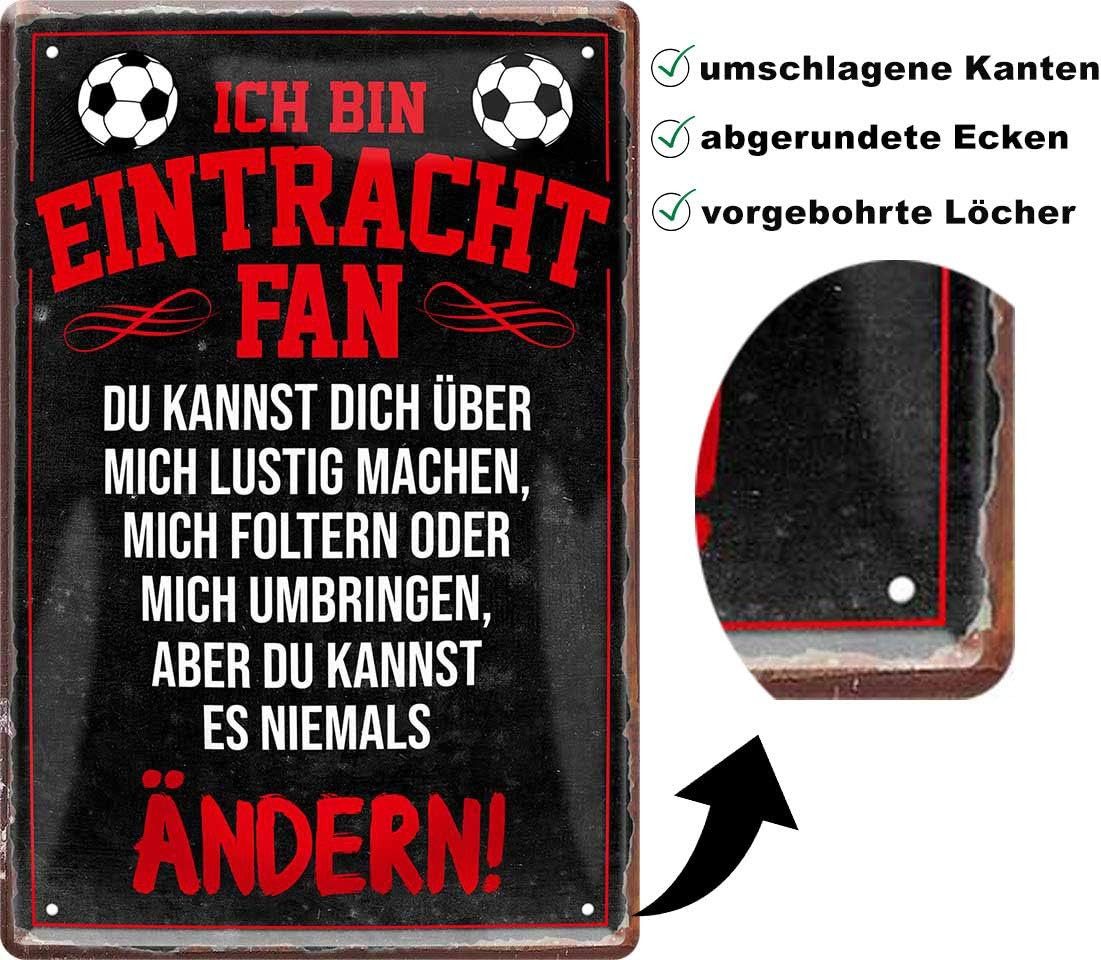 schilderkreis24 Metallschild Blechschild Ich bin ein Eintracht Fan 20x30cm günstig online kaufen