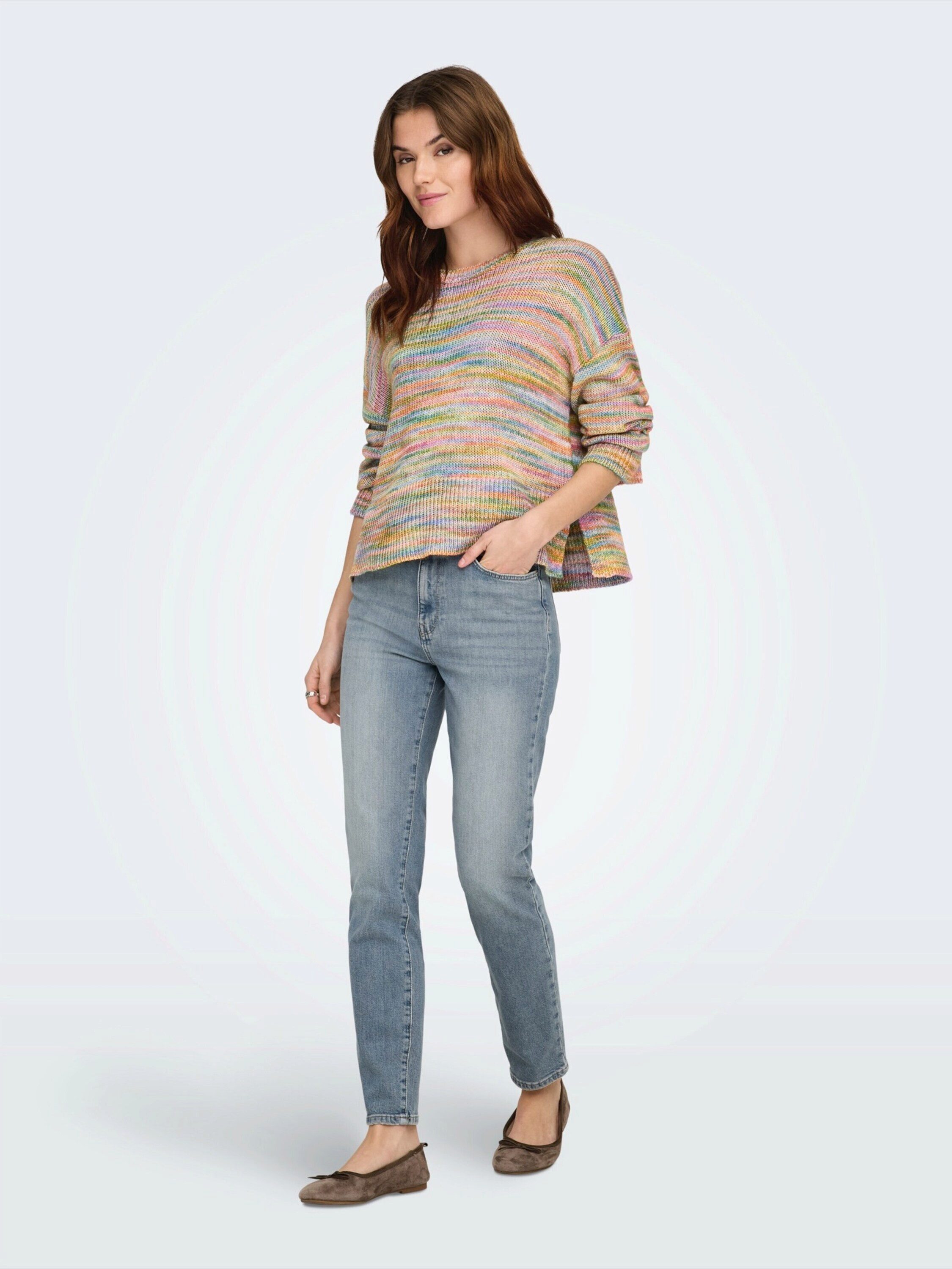 ONLY Strickpullover ONLHELJA (1-tlg) Plain/ohne Details