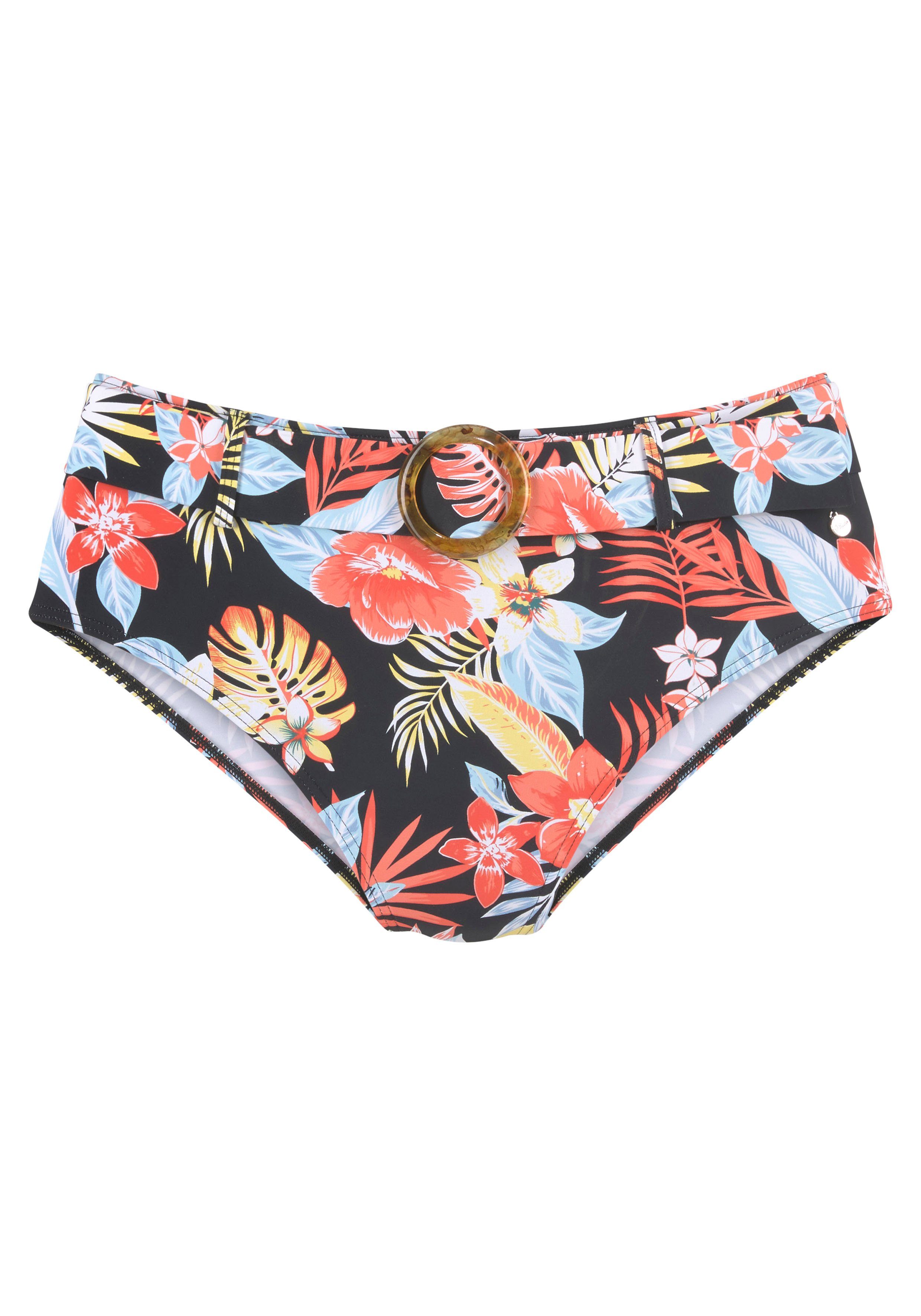 s.Oliver Highwaist-Bikini-Hose Marika mit abnehmbarem Gürtel günstig online kaufen