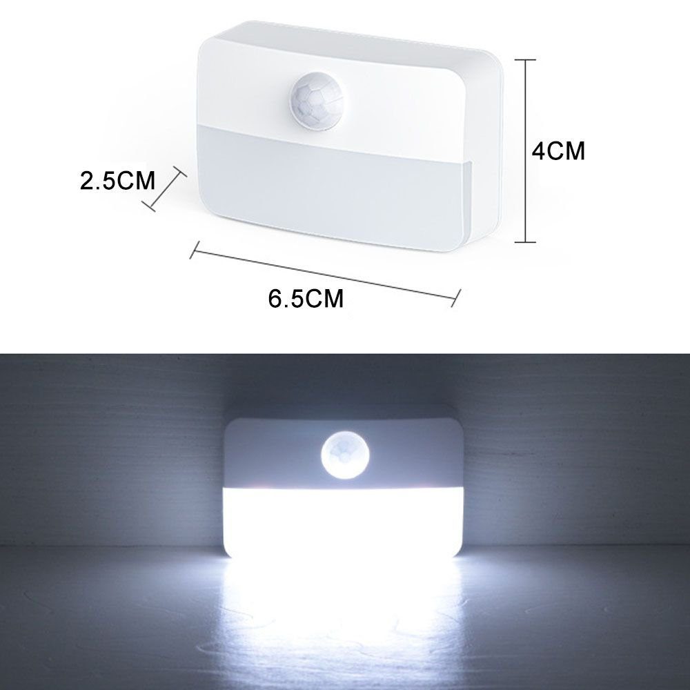 Weiß LED LED-Bewegungssensor-Nachtlicht, JOYOLEDER Nachtlampe Treppenbeleuchtung Nachtlicht